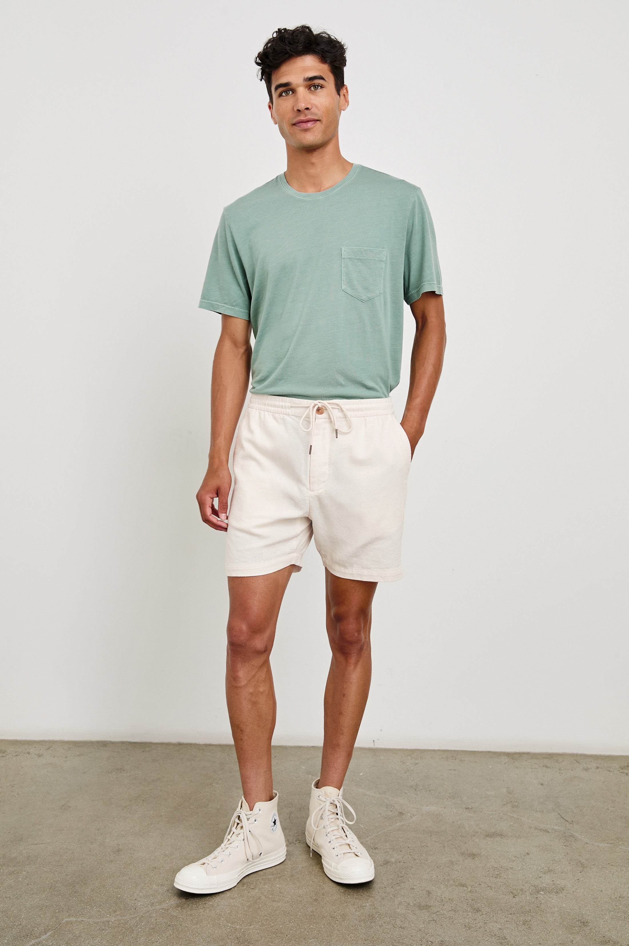 Archer Short 6" Ecru