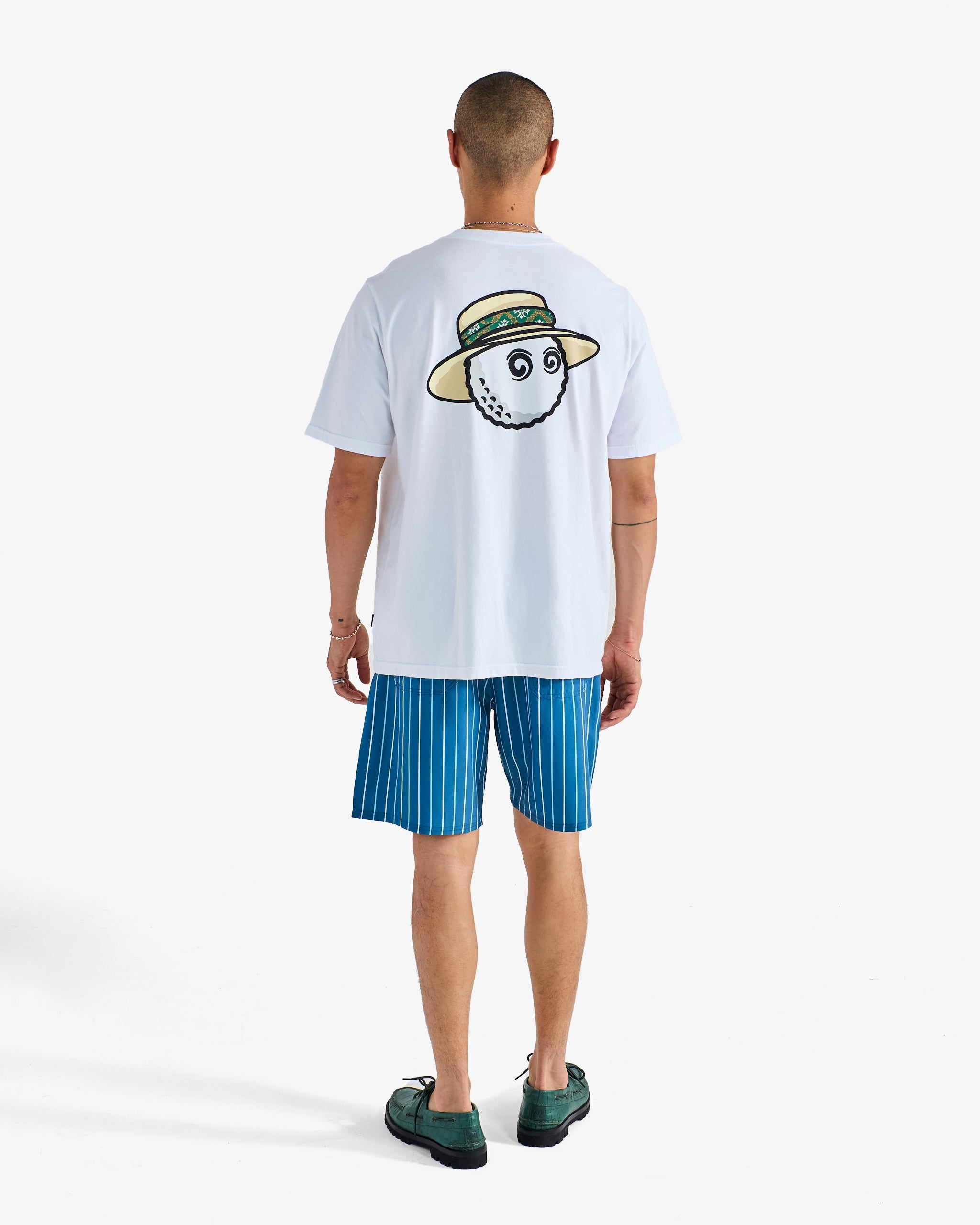 Vacation Club Short Sleeve Tee White