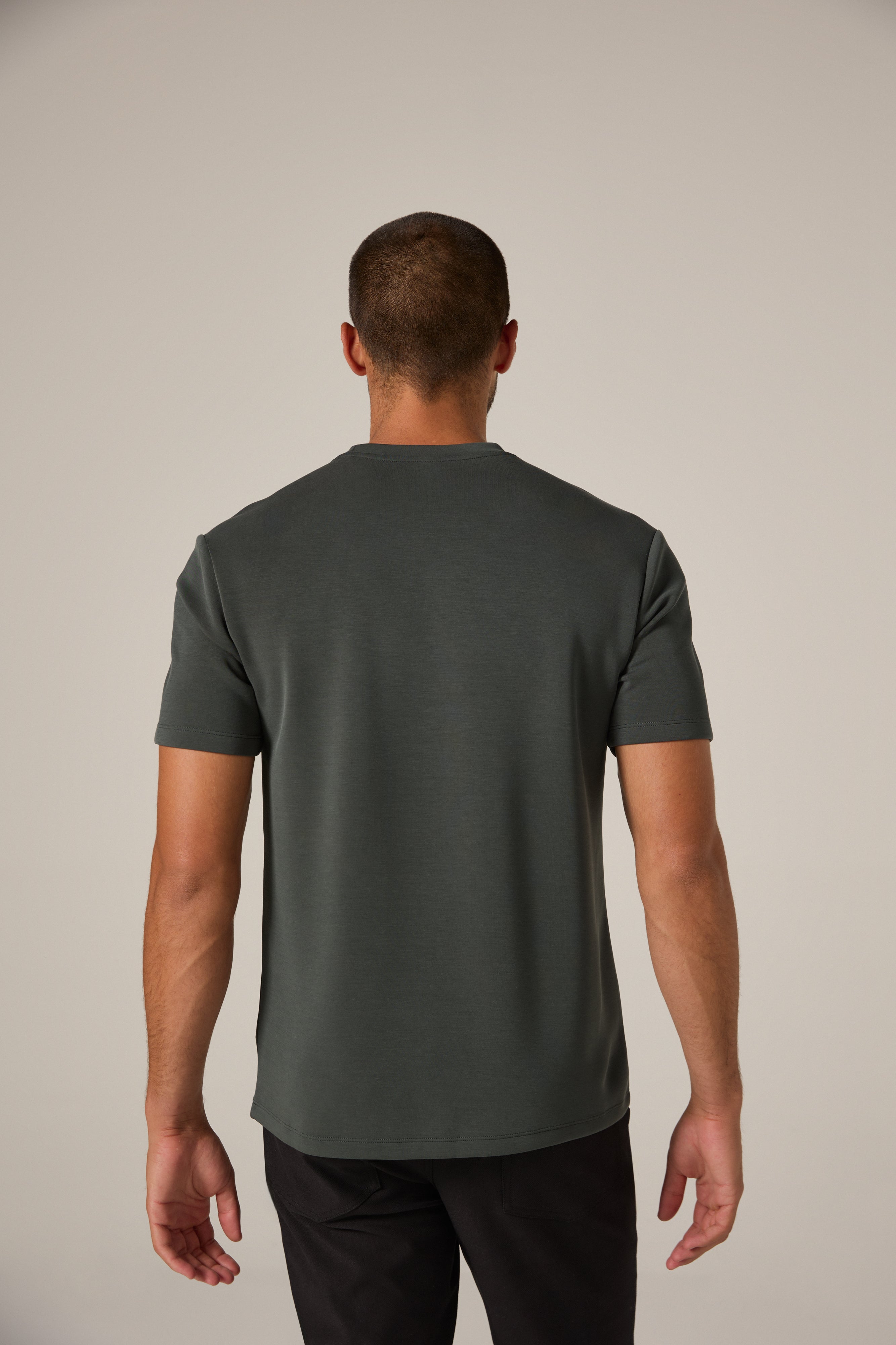 Rev Short Sleeve Modal Tee Basil