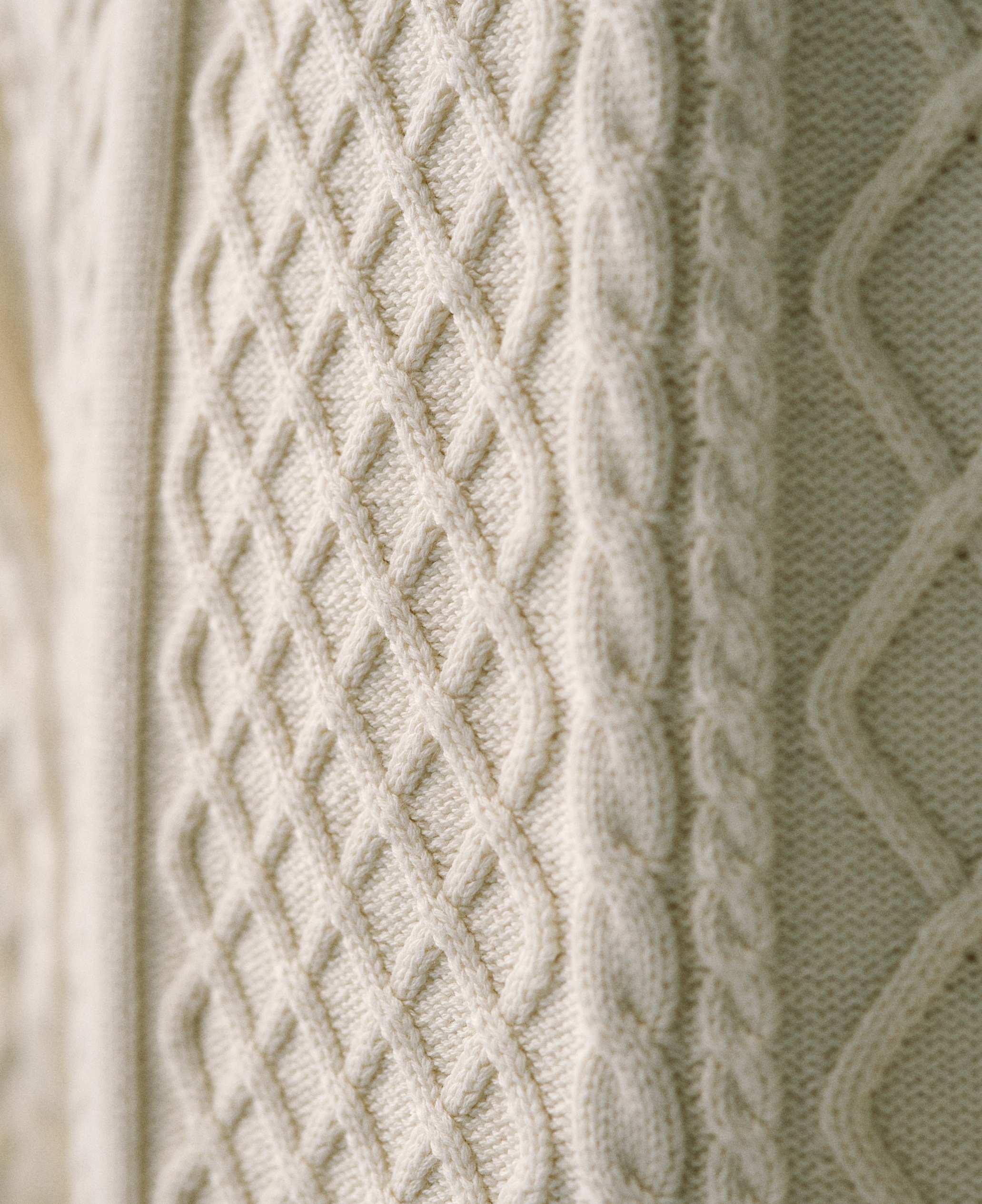 Lucia Knitted Crew Cream