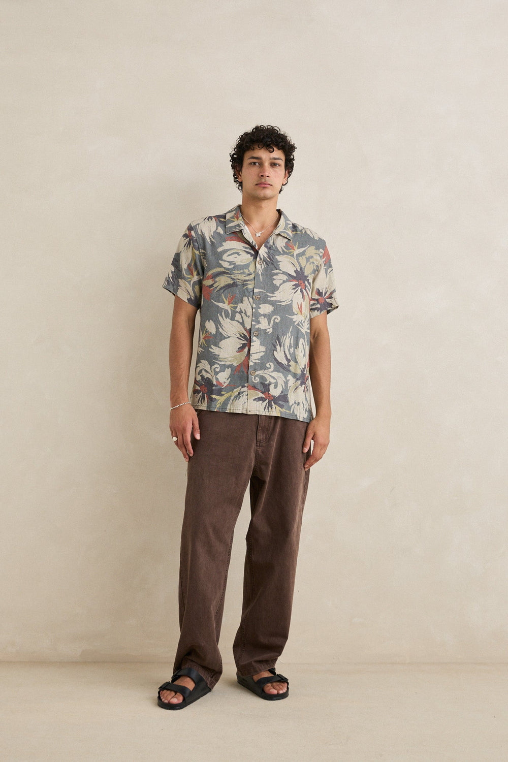 Tropical Camo Short Sleeve Shirt Camo