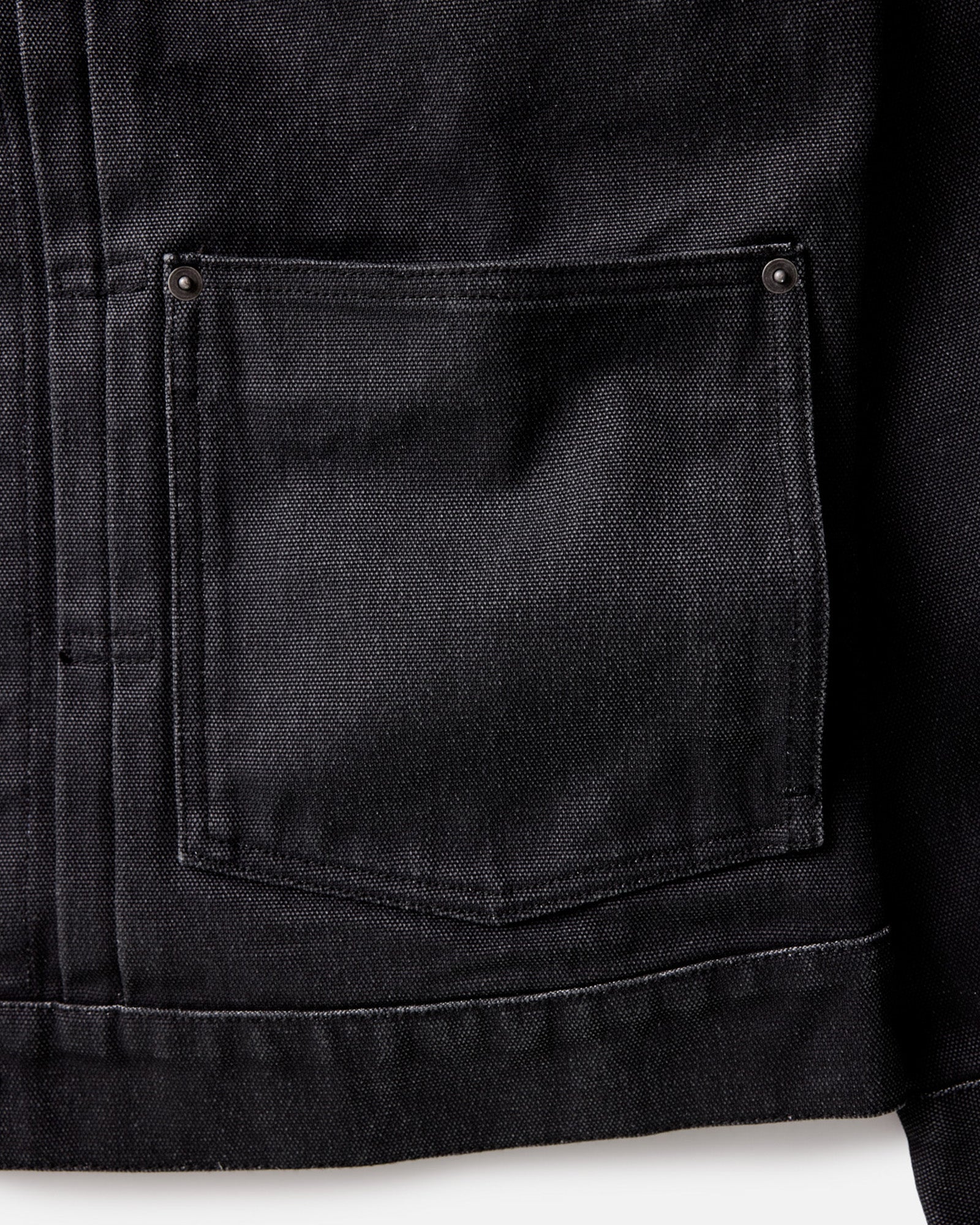 The Ryder Jacket in Chipped Canvas Coal