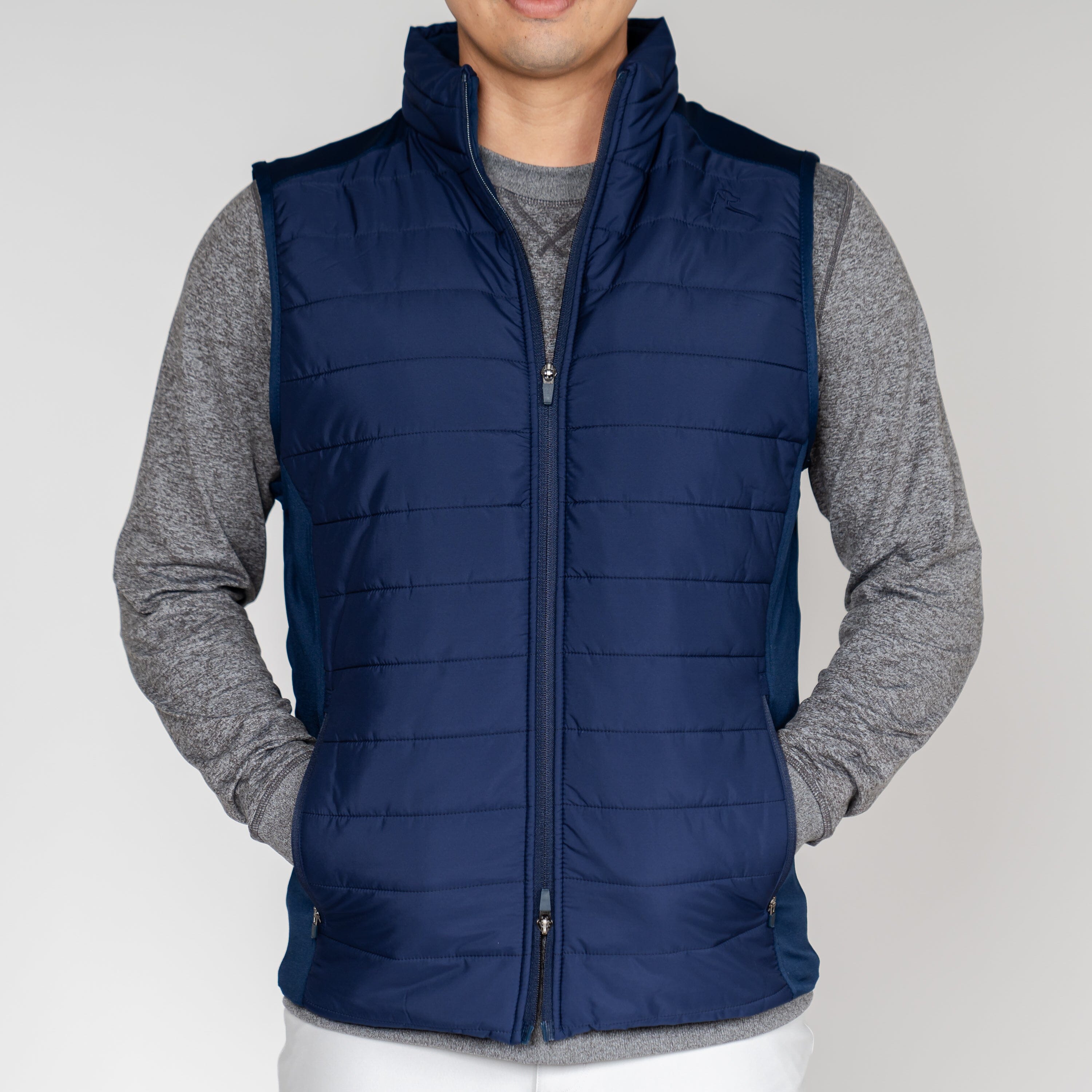 Fulton Quilted Performance Vest Fleet Navy