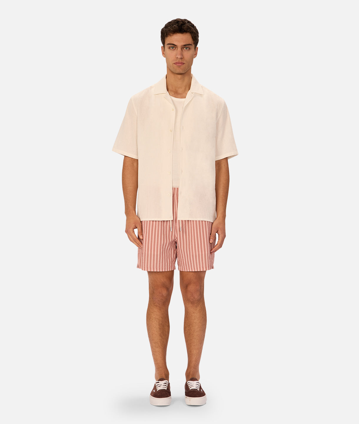 The Marbella Short Sleeve Shirt Cream
