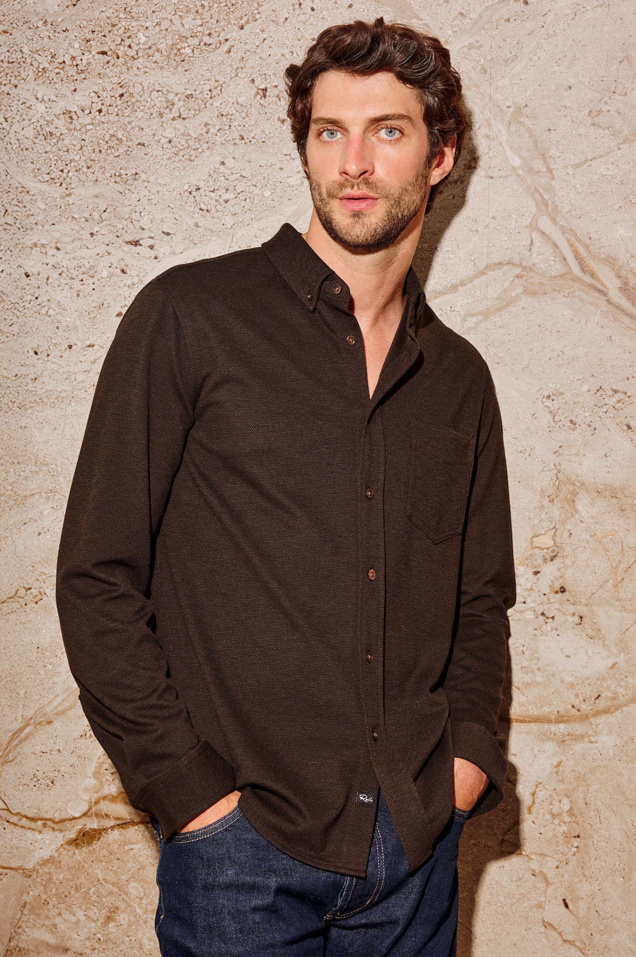 Vincent Shirt Espresso