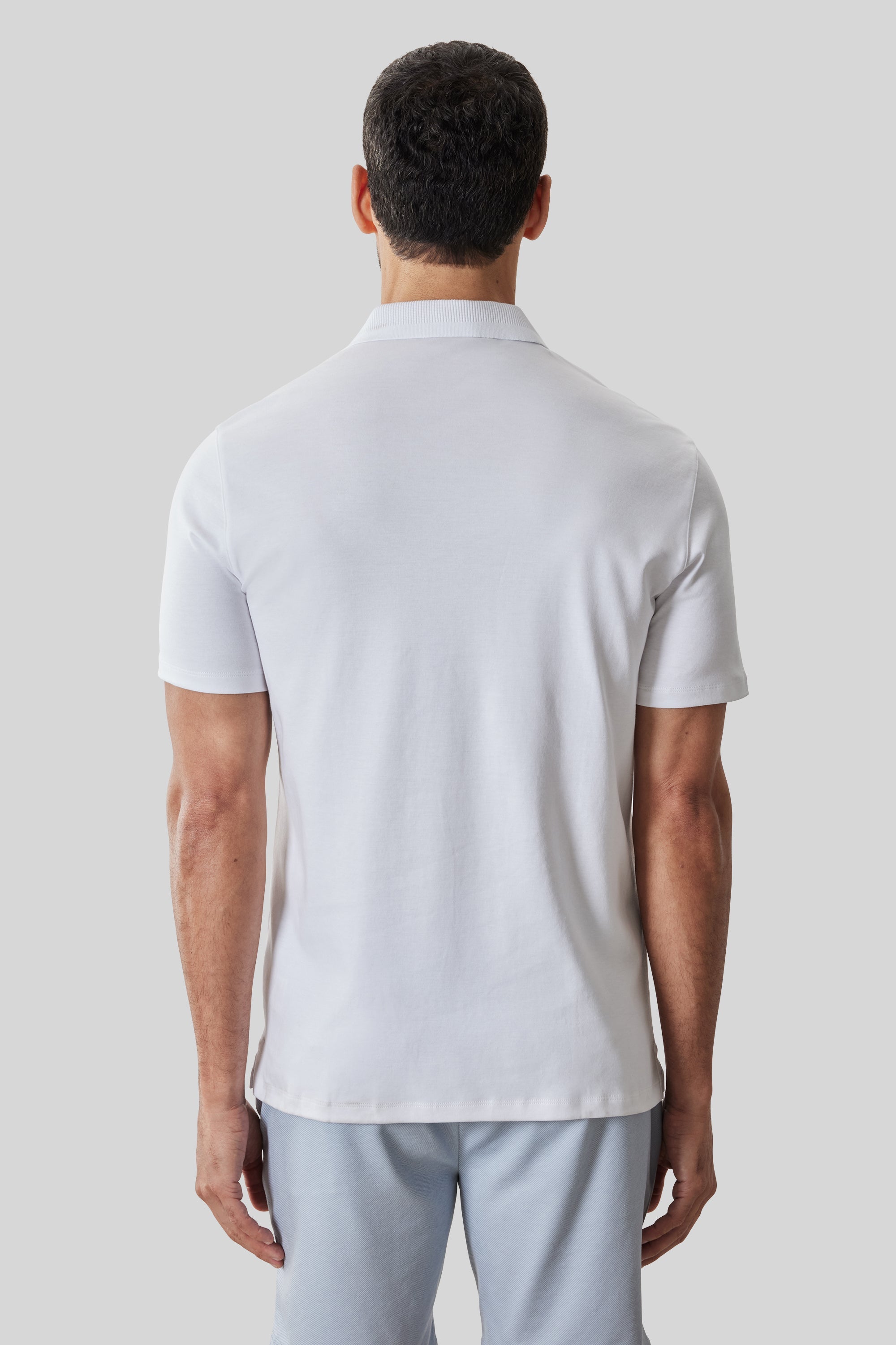 Georgia SS Polo Textured White