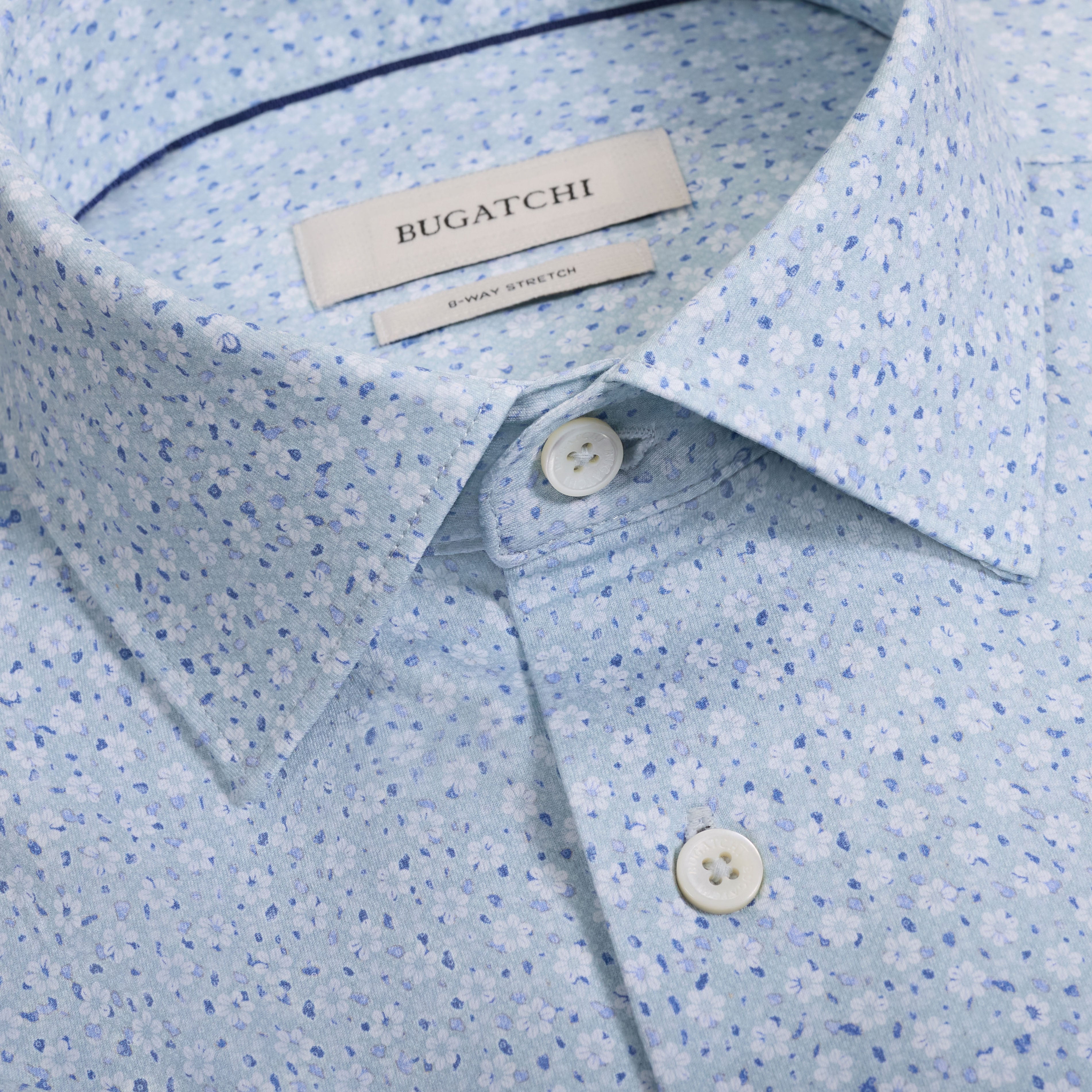 OOOHCotton Miles Short Sleeve Shirt Seafoam