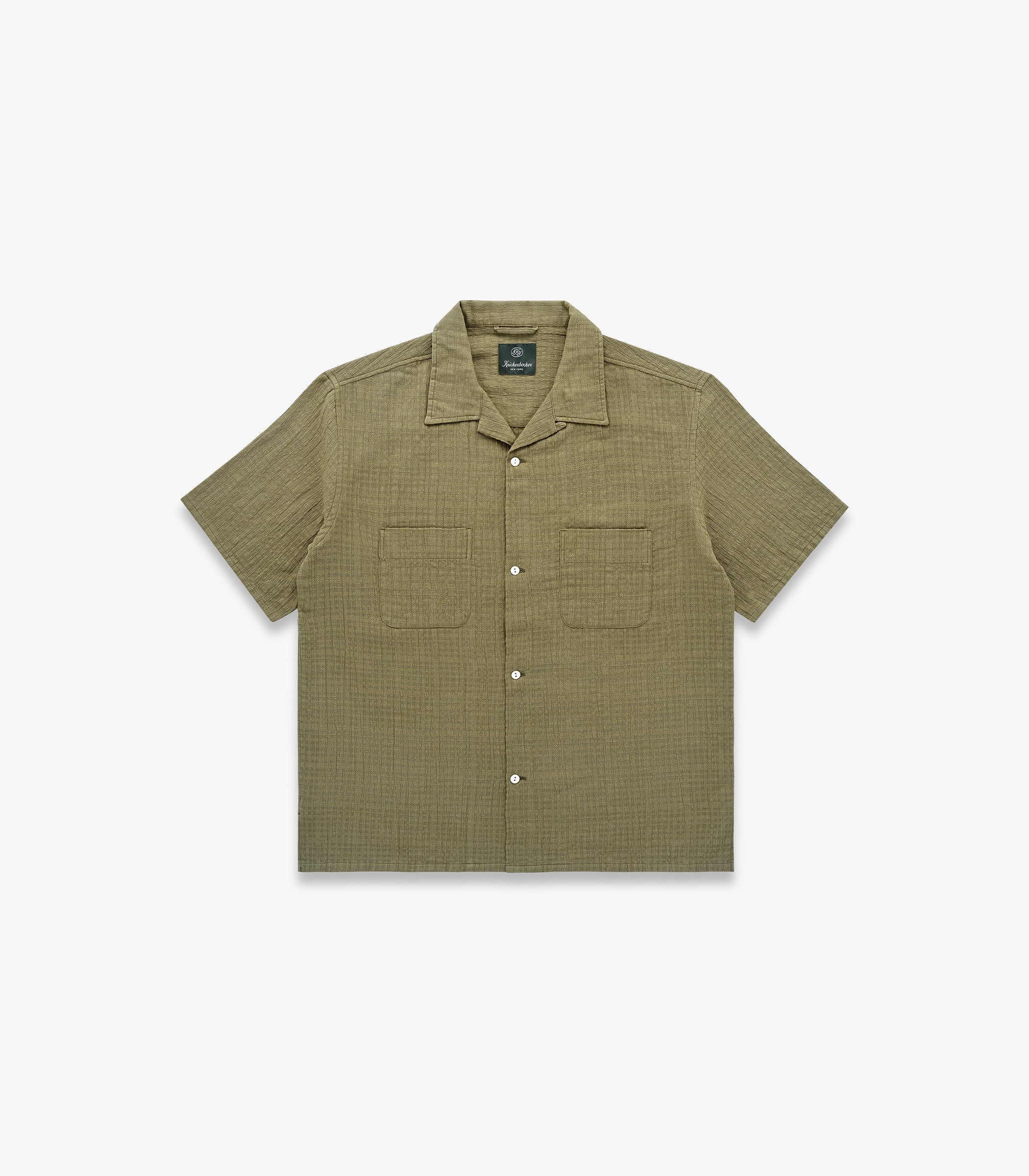 Oliveira Breeze Weave Shirt Olive Sand