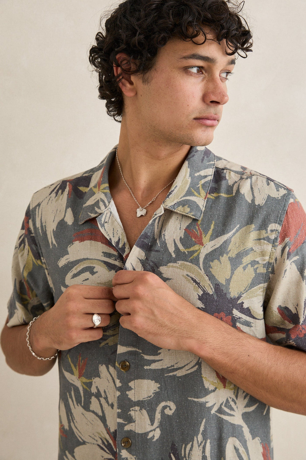 Tropical Camo Short Sleeve Shirt Camo