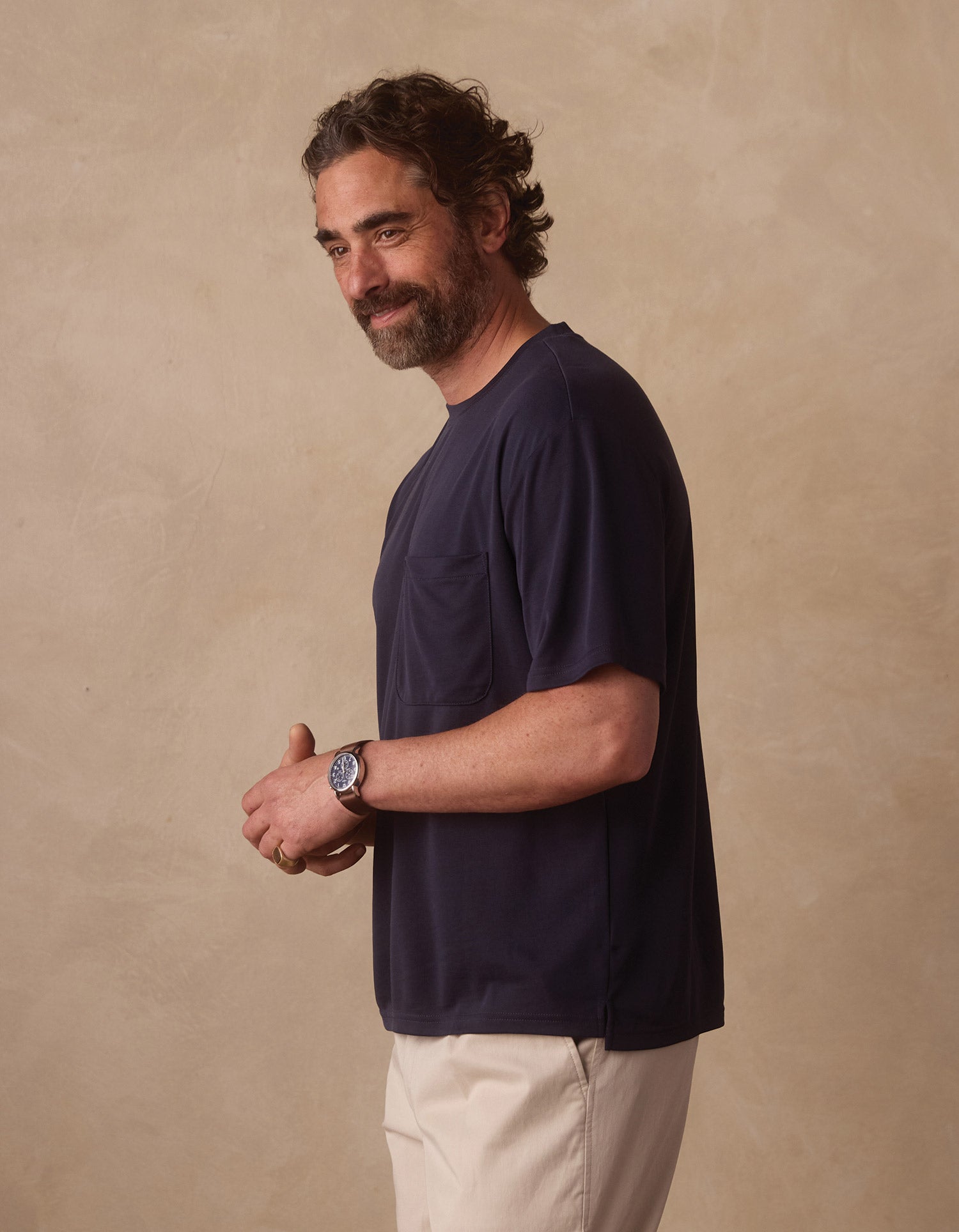 Laidback Pocket Tee Navy