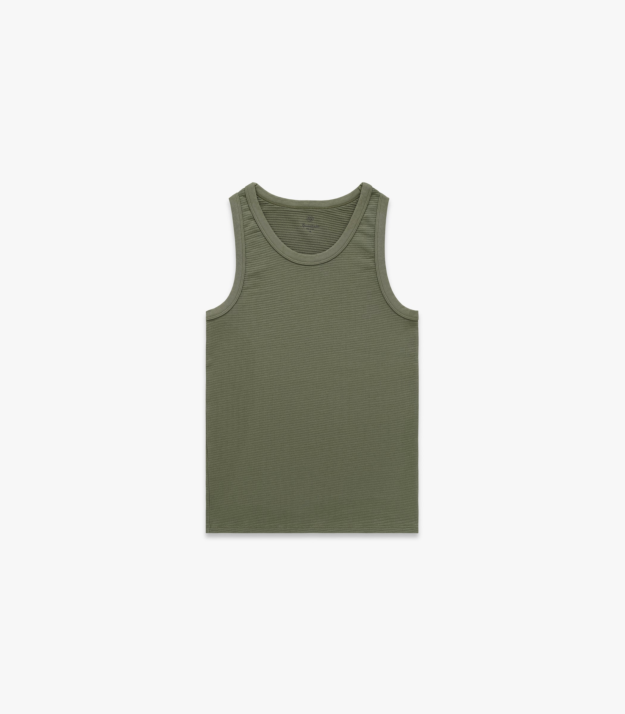 Box Knit Tank Olive