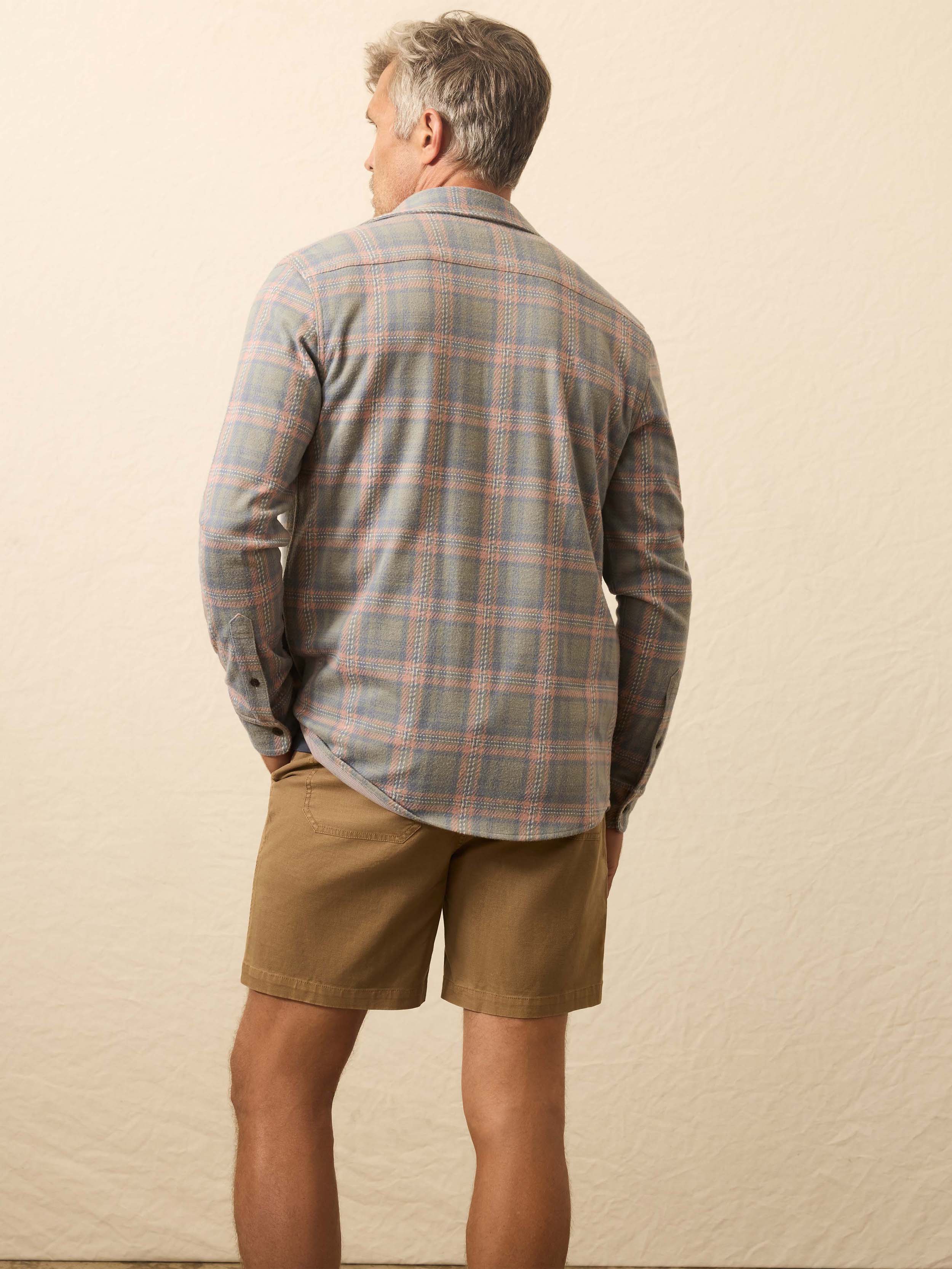 Legend Sweater Shirt Forest Rose Plaid