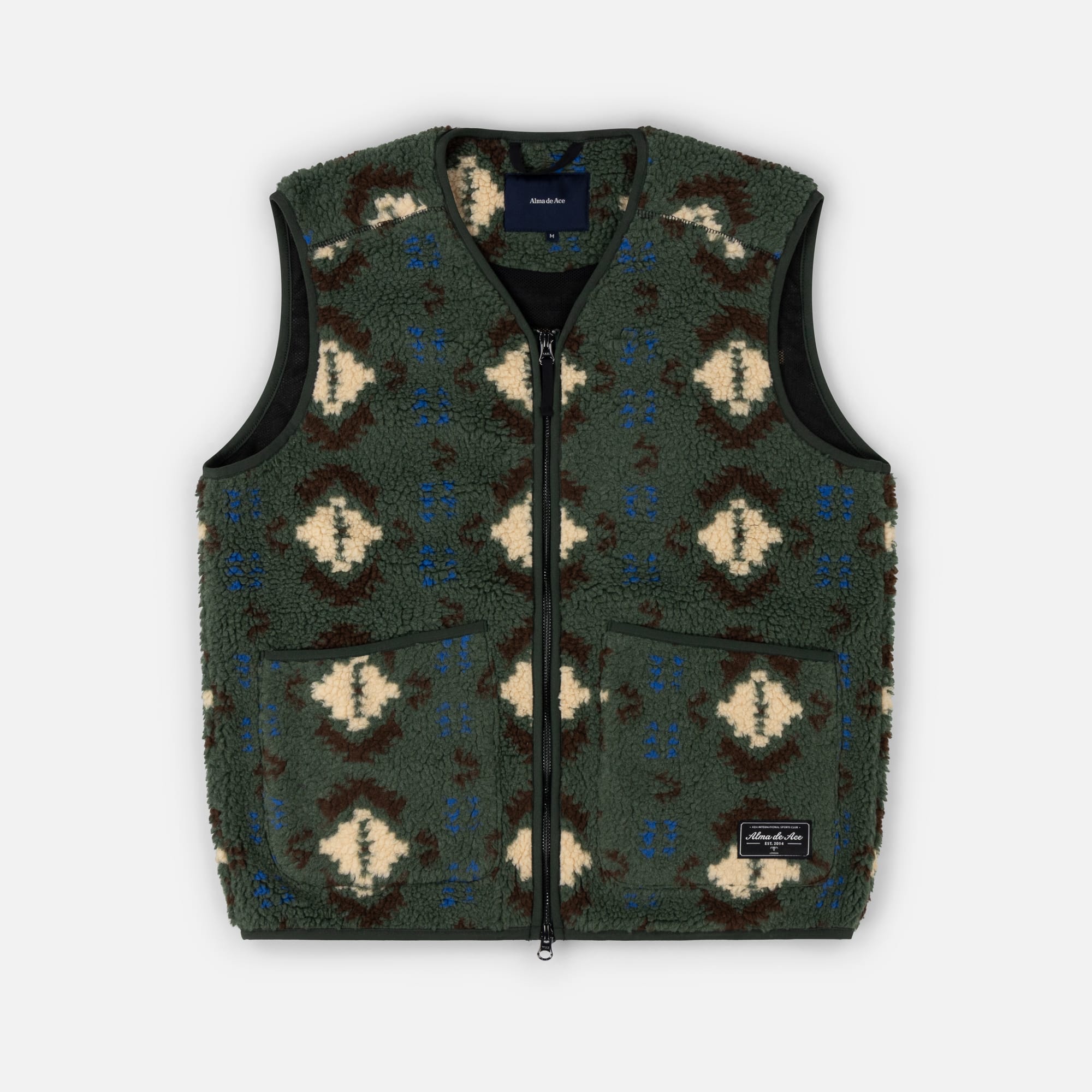 Fenta Gilet Green Multi