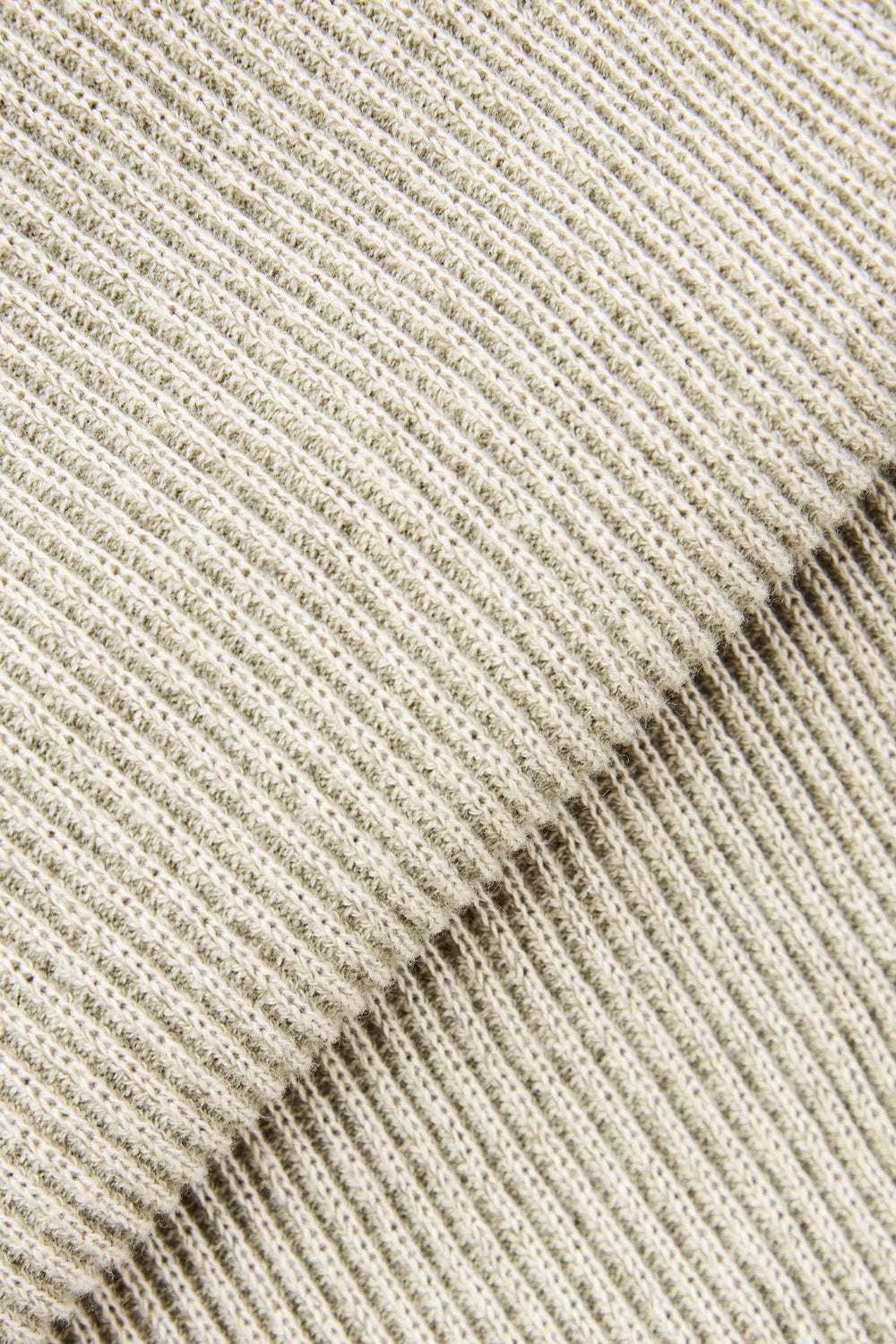 Hi Lo Knit Button Up Shirt Natural