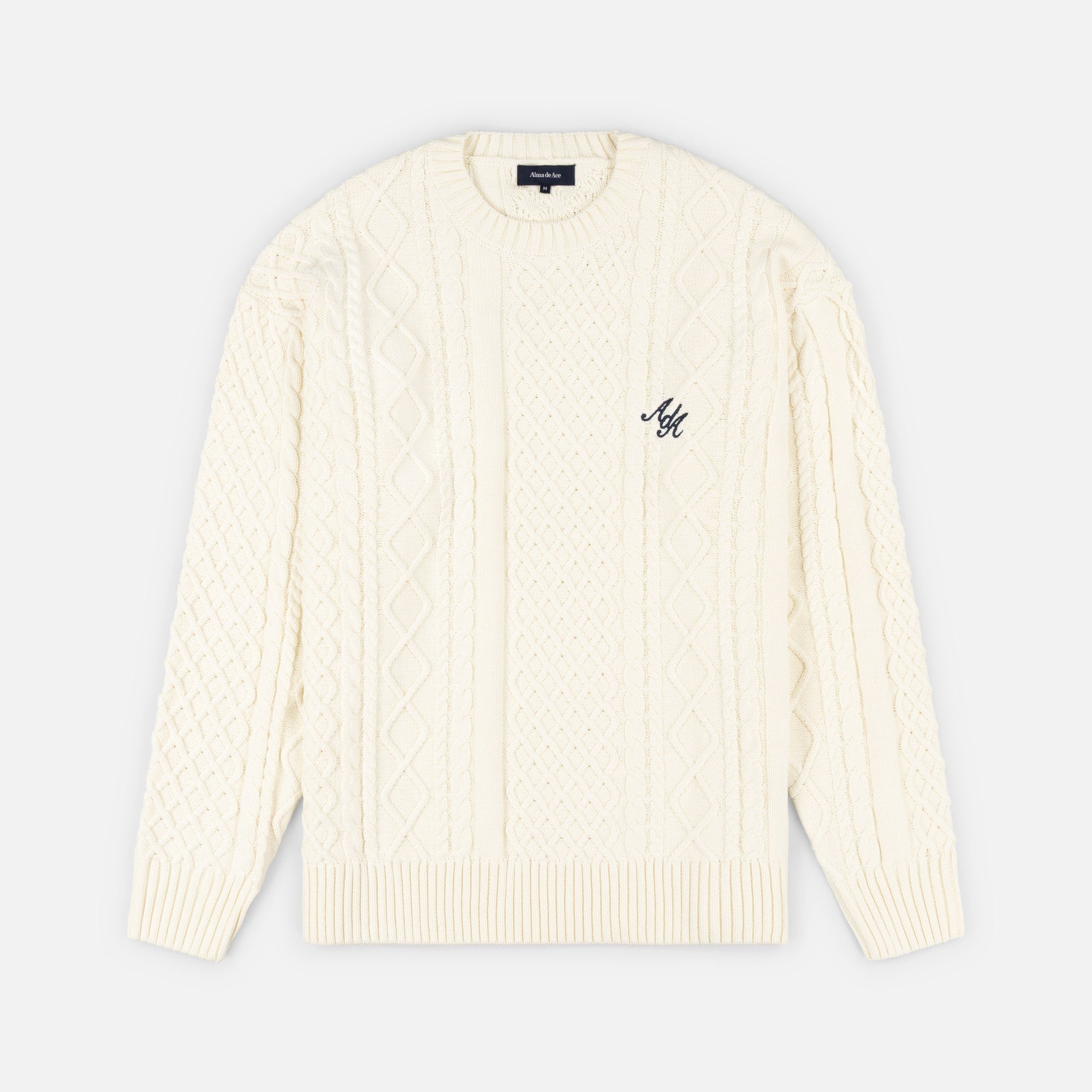 Lucia Knitted Crew Cream