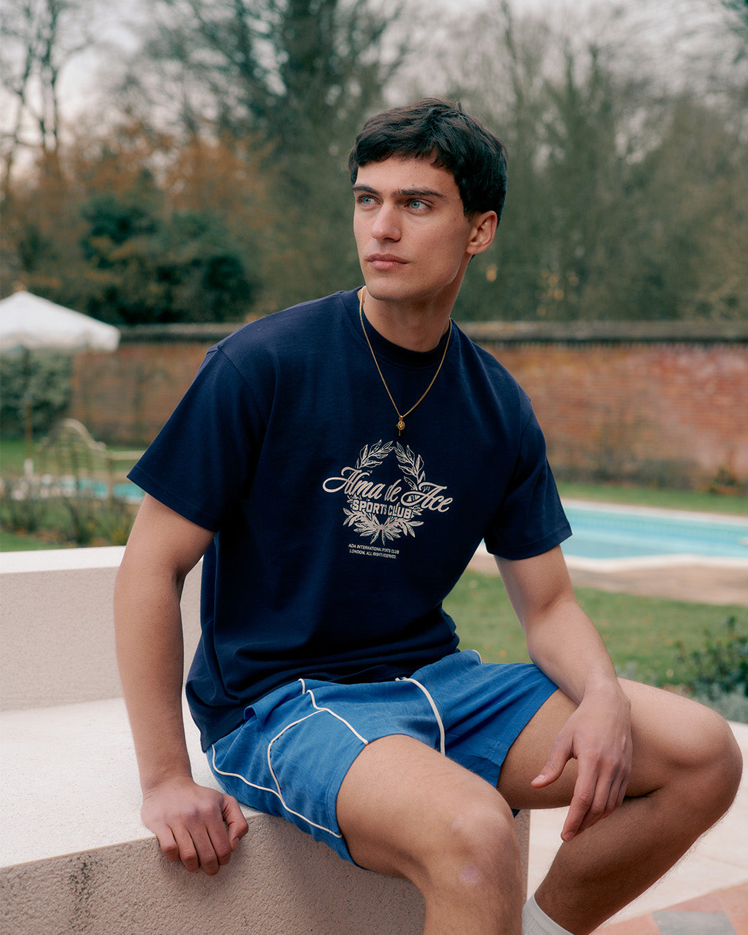 Pyeto Graphic Tee Navy