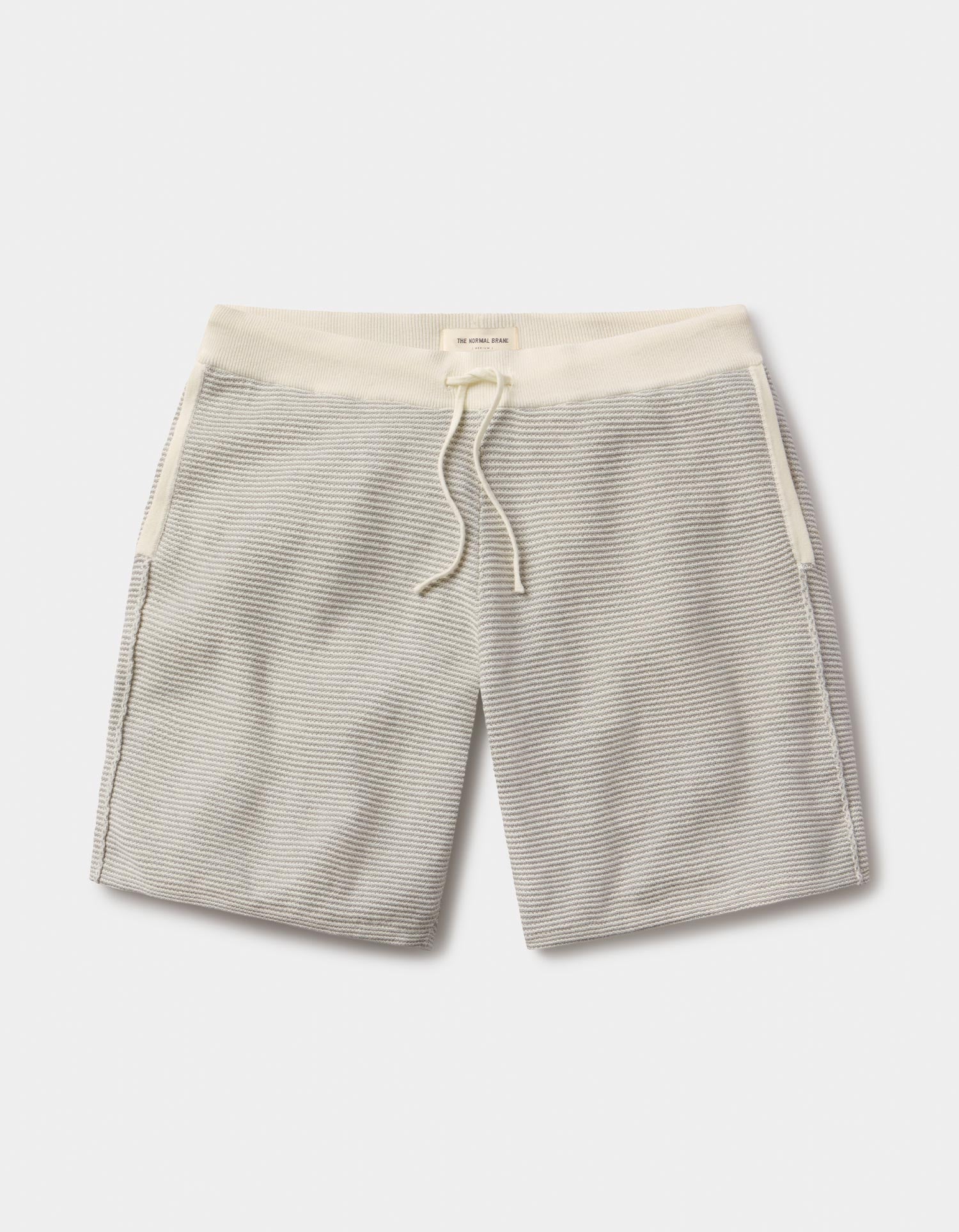 Robles Birdseye Knit Short Cream/Grey
