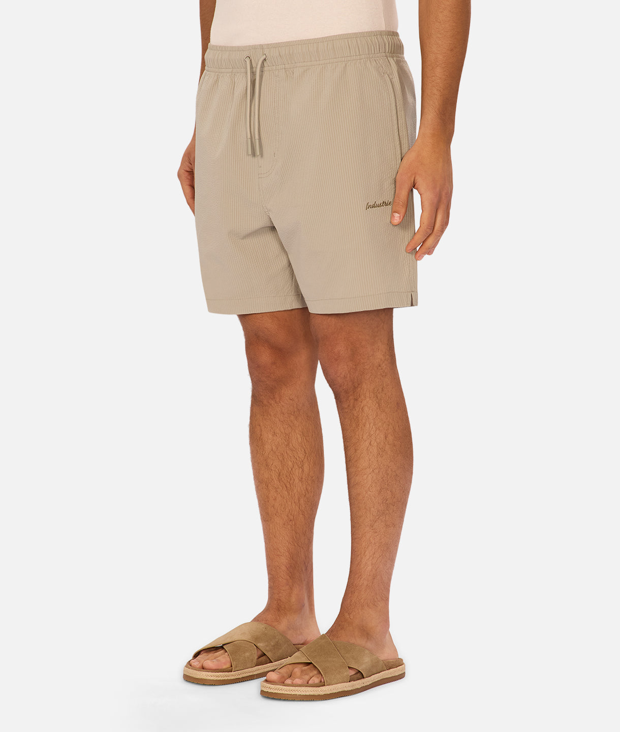 The New Seersucker Swim Short Willow Green