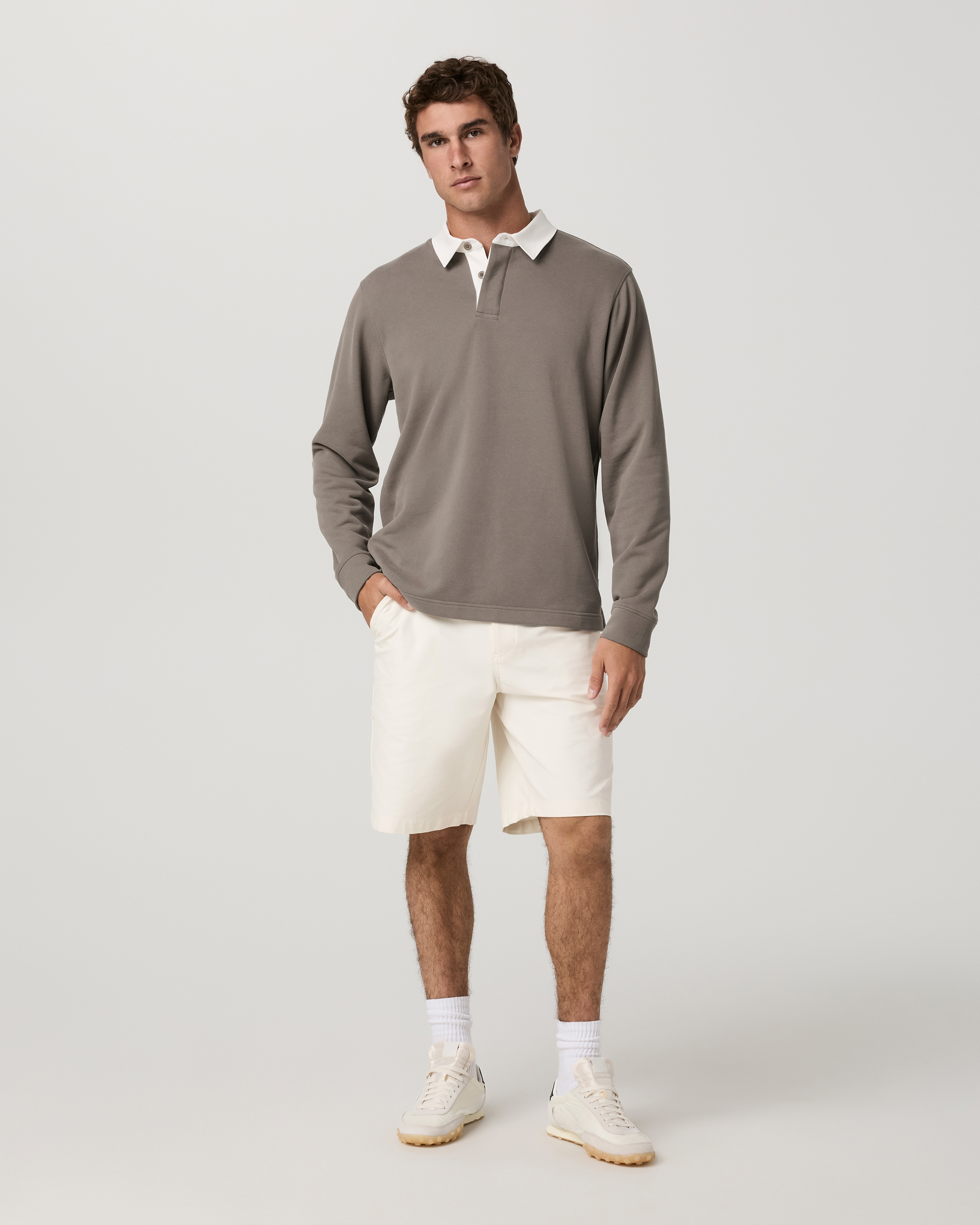 L/S Cypress Rugby Smokey Taupe