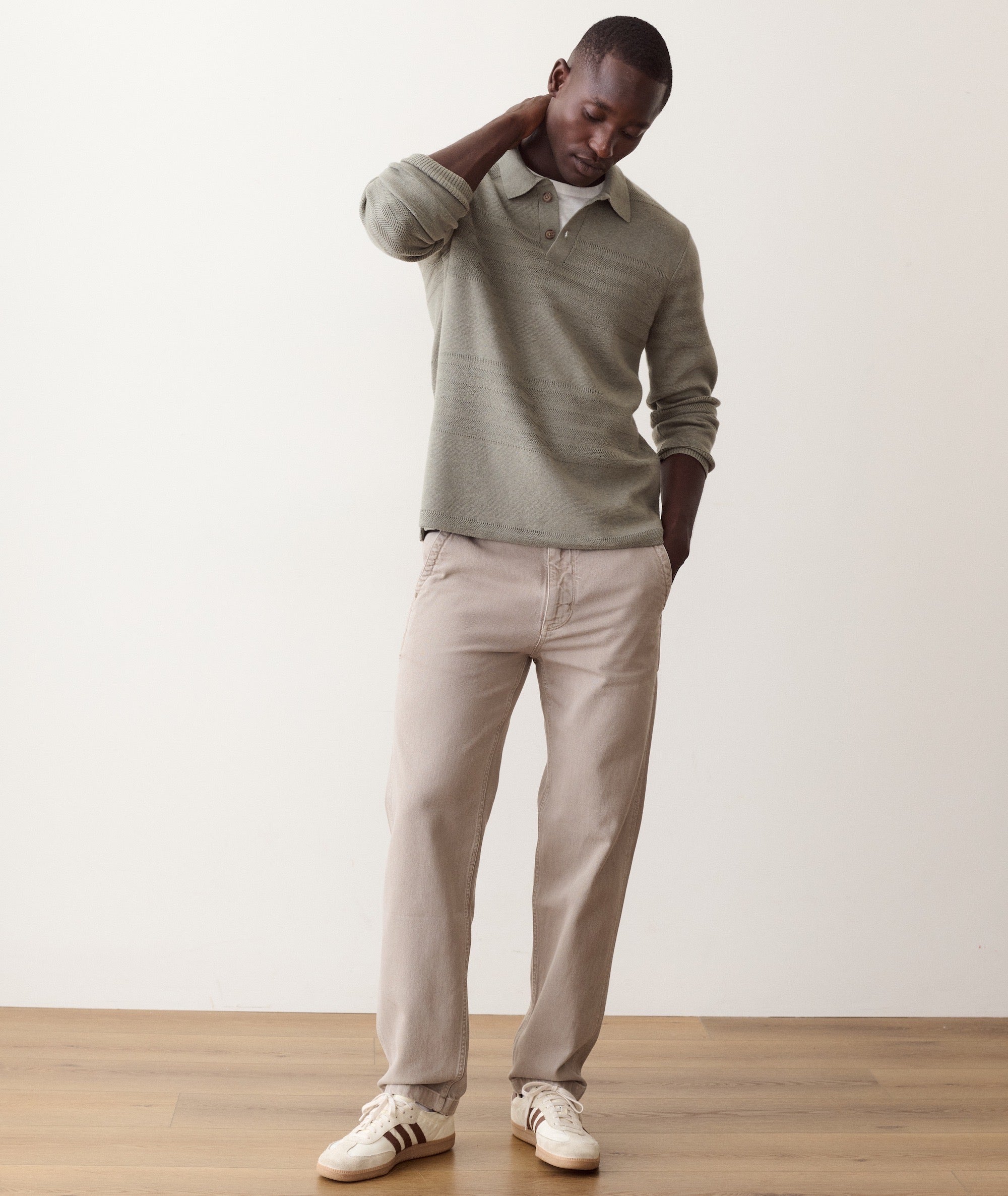 Rugby Sweater Polo Vetiver