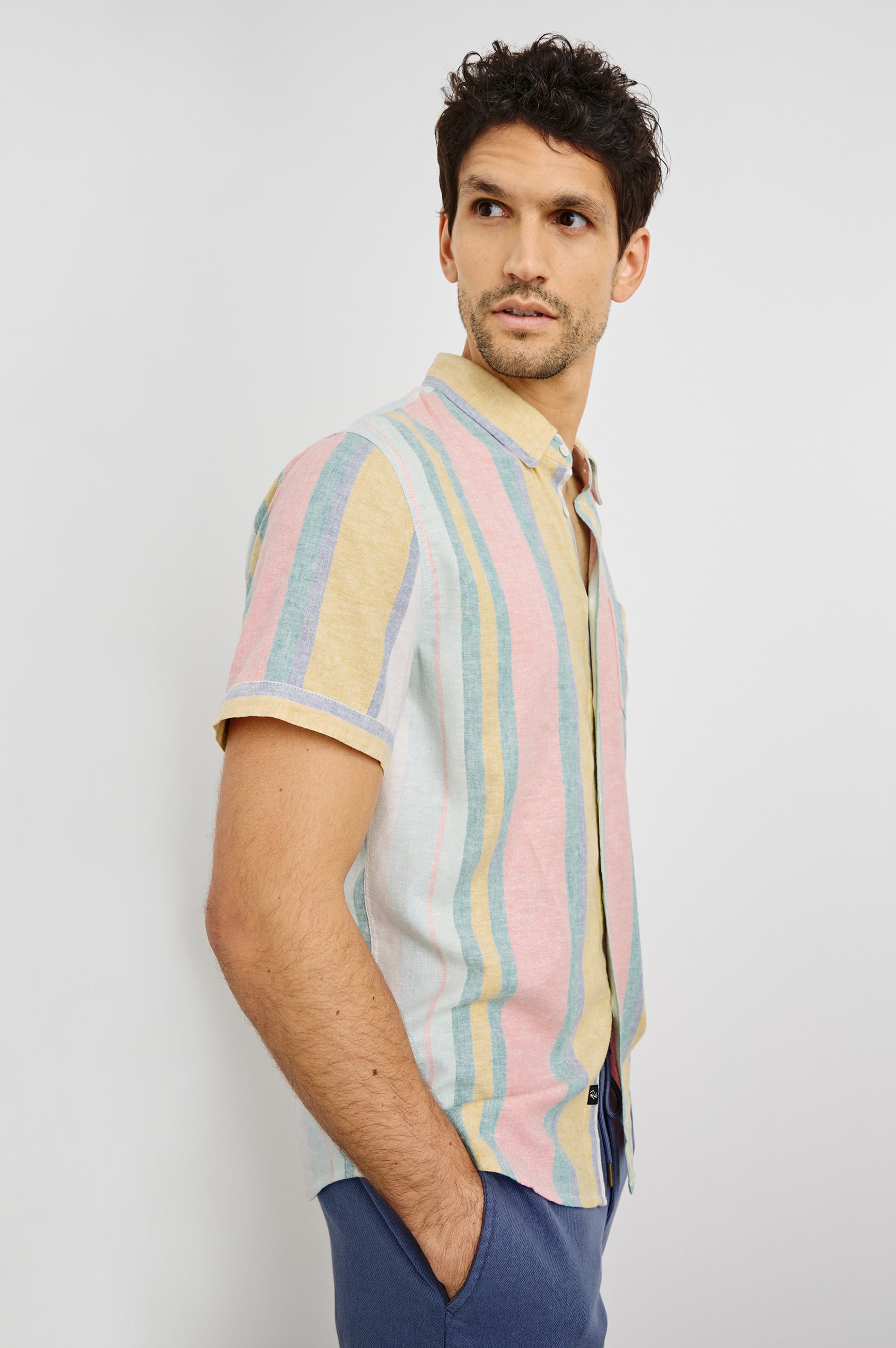 Carson Shirt Portofino Stripe