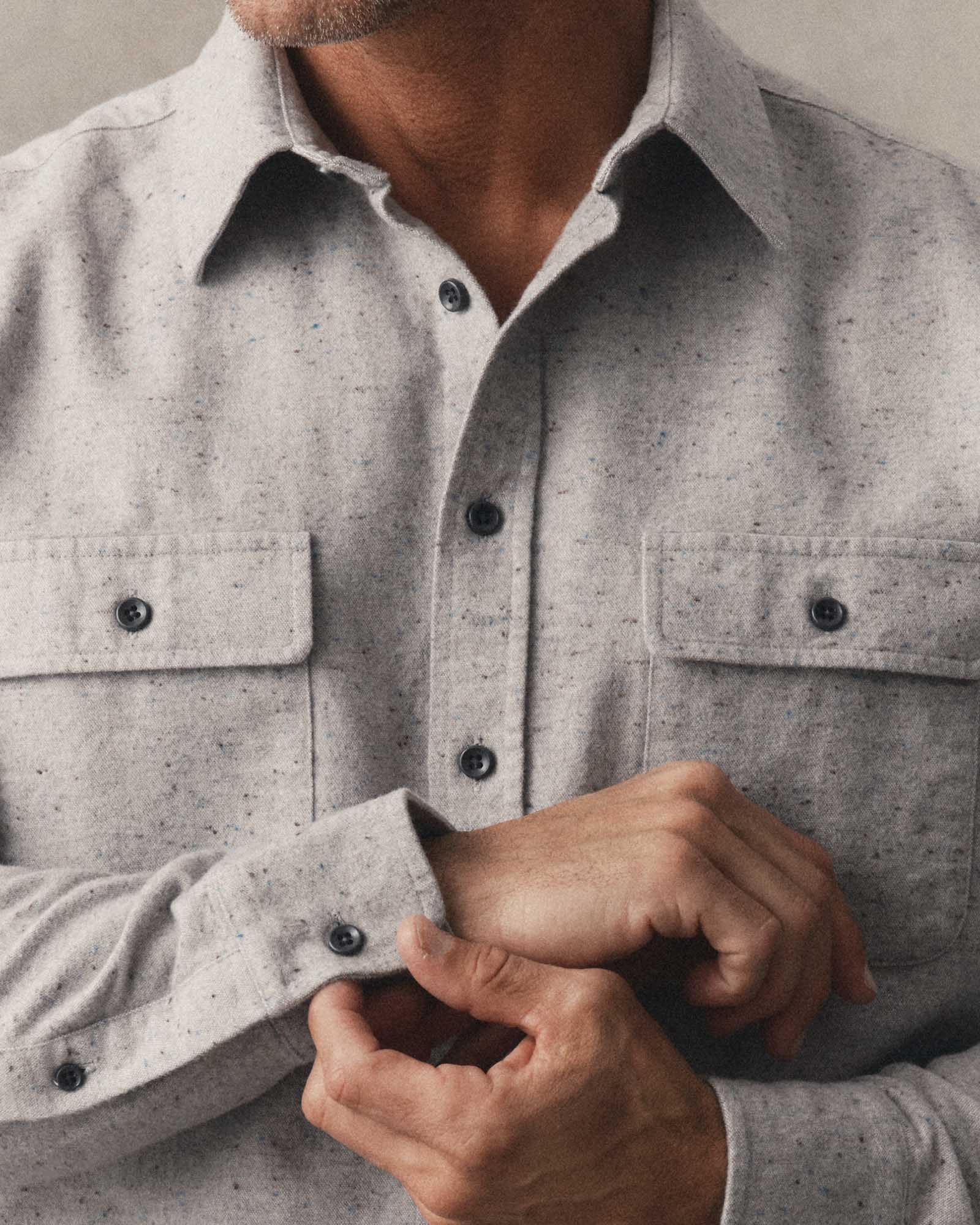 The Yosemite Donegal Overshirt Mist