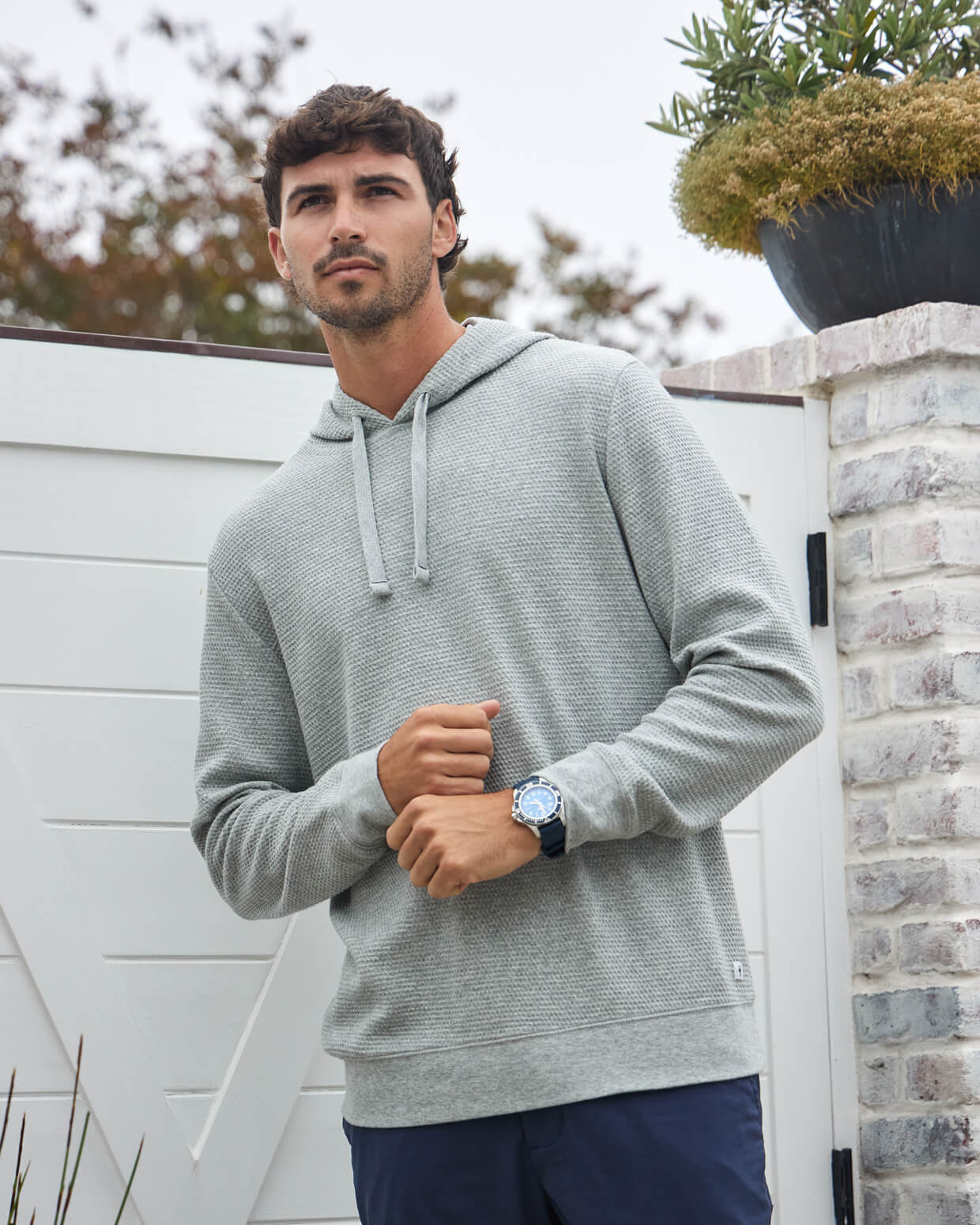 Del Mar Hoodie Light Grey Heather