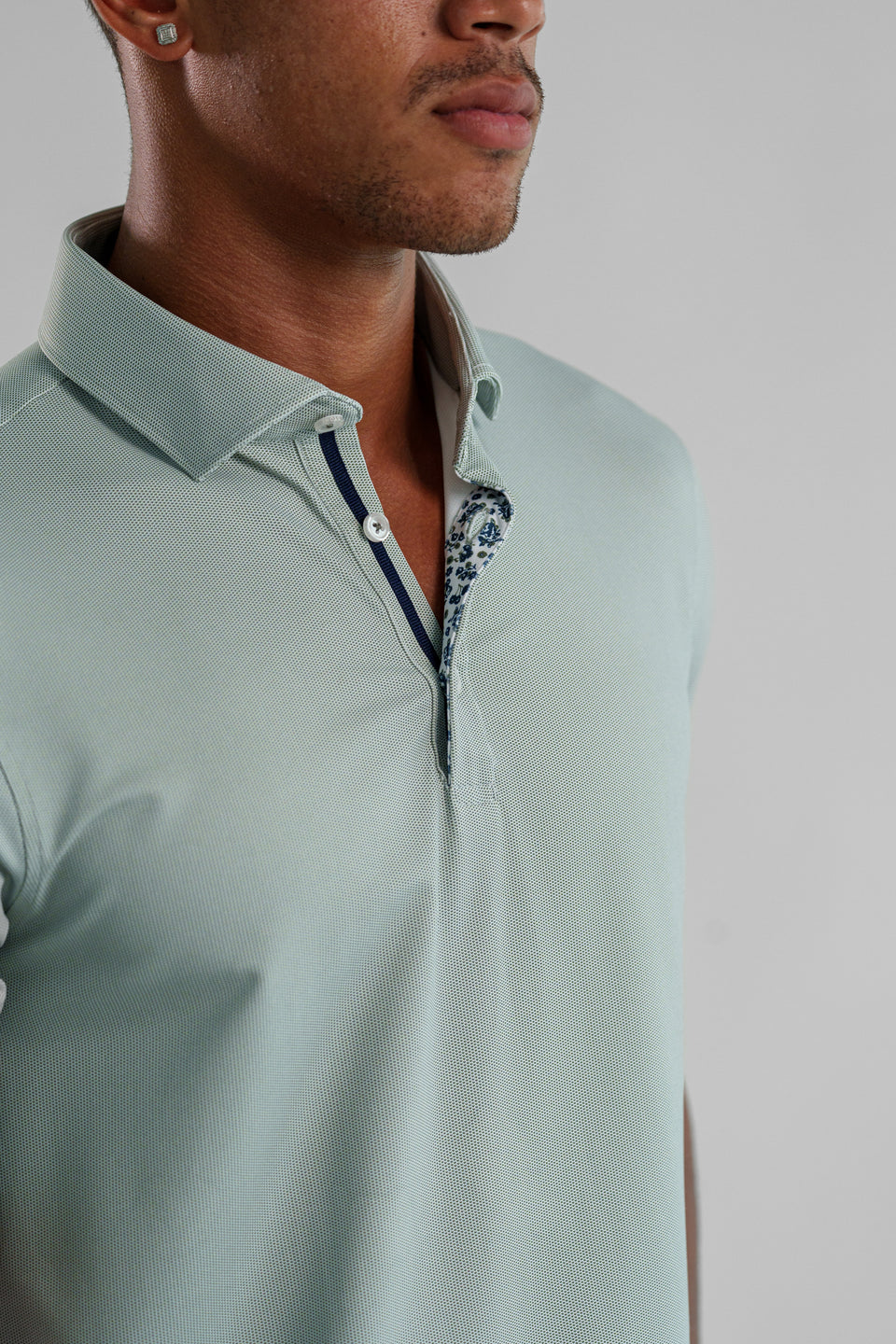 Apex Pique Polo - Basic Birdseye Olive Green