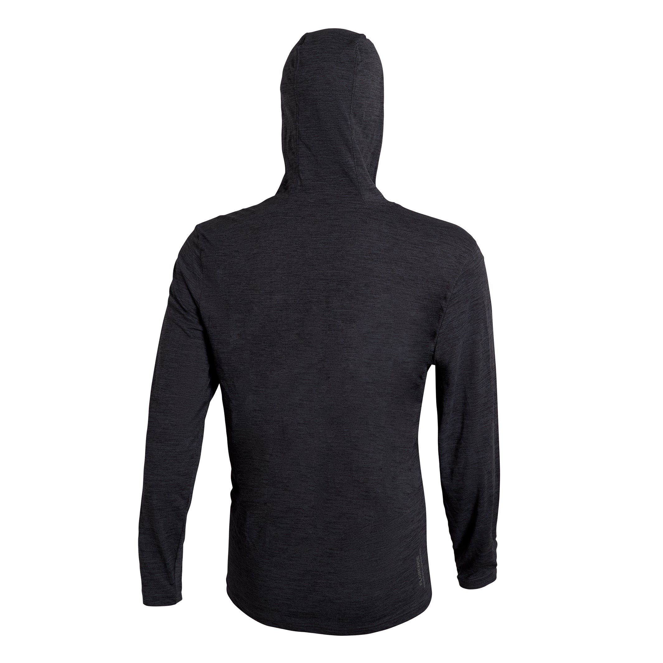 Airtex Long Sleeve Hooded Shirt Heather Charcoal