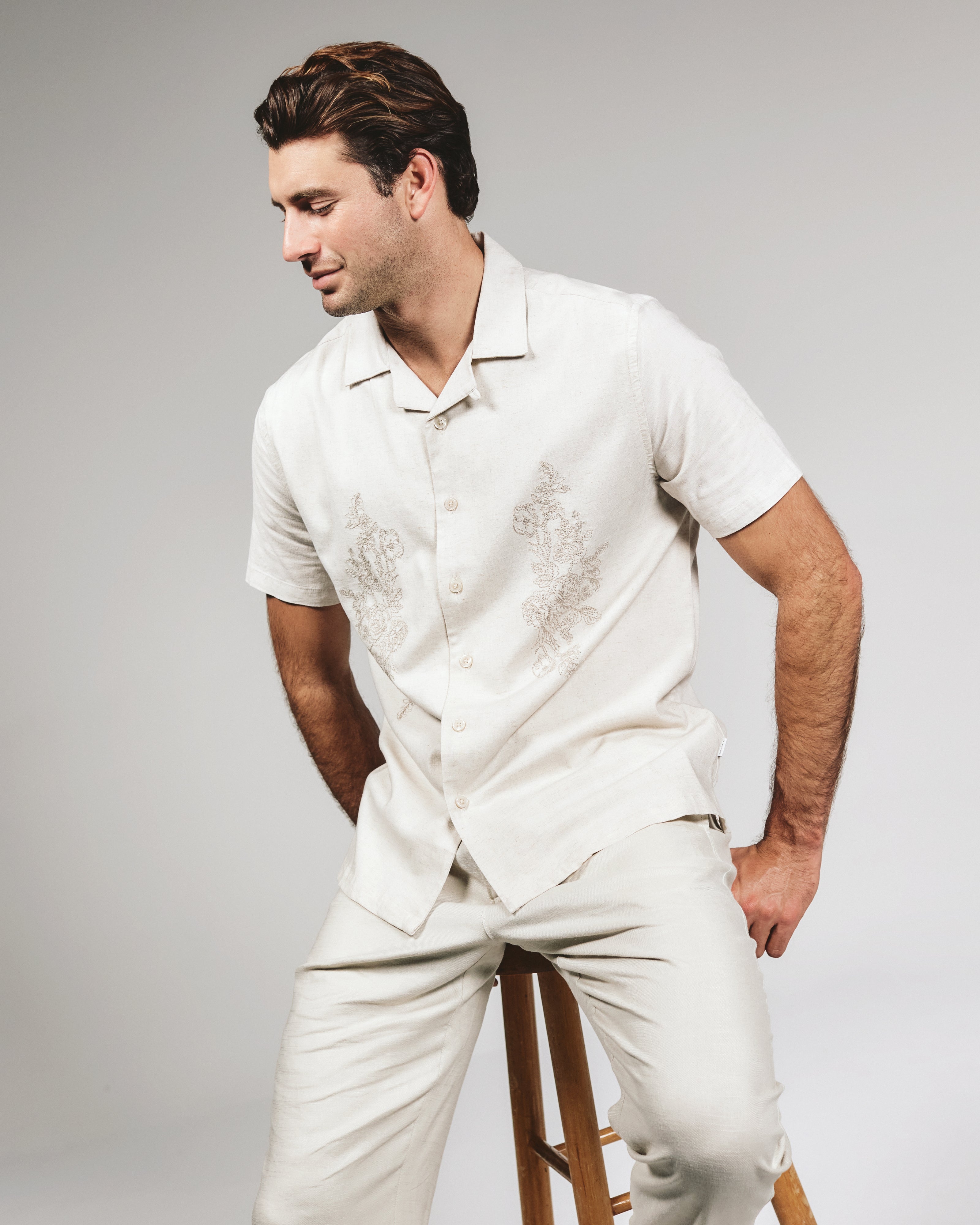 Pollock Camp Shirt Beige