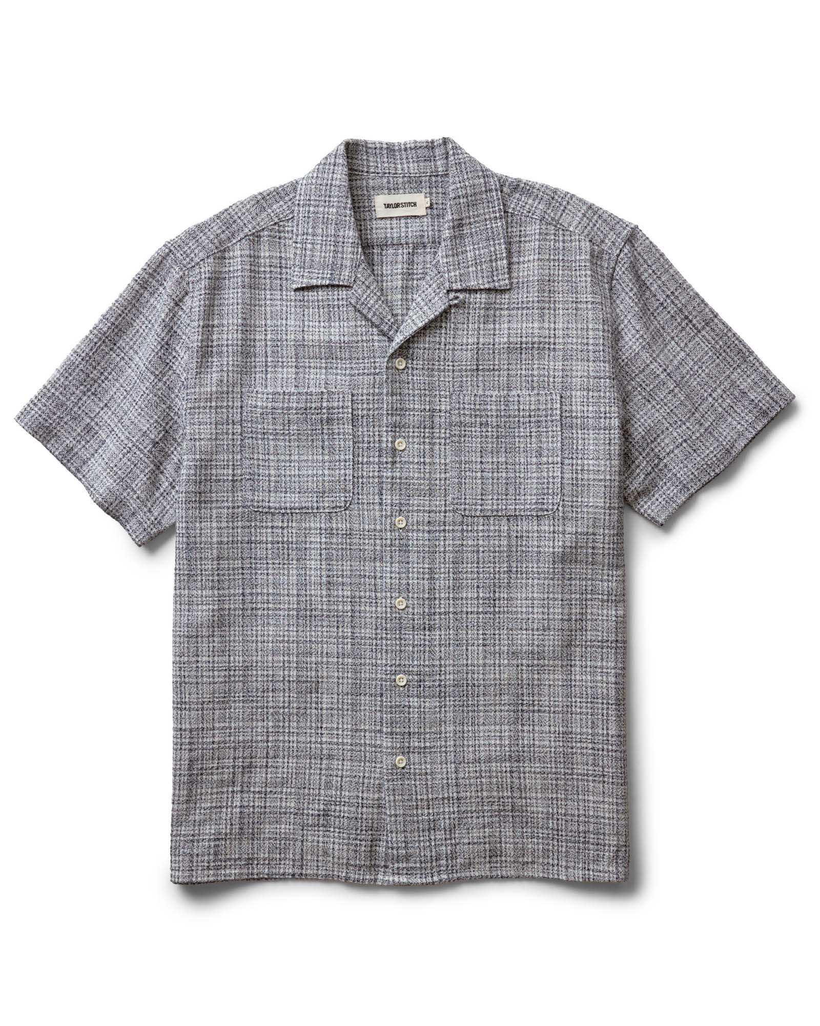 The Short Sleeve Conrad Shirt Cloud Clover Dobby