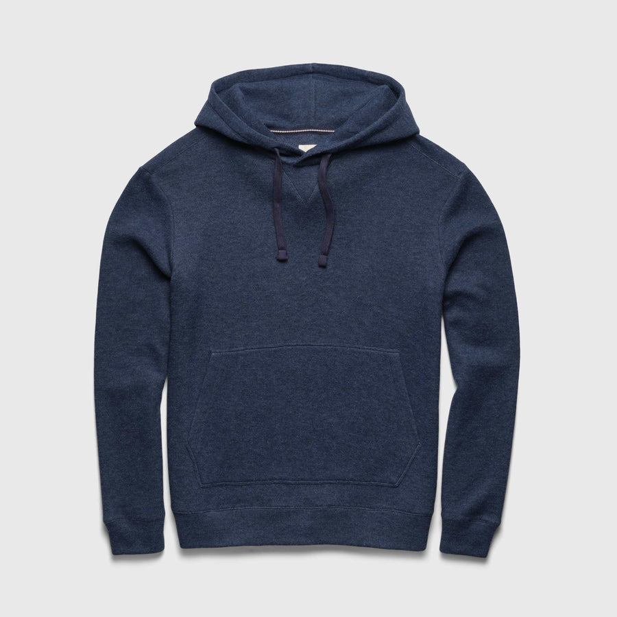 Justin Cashmist Fleece Popover Hoodie Navy Heather