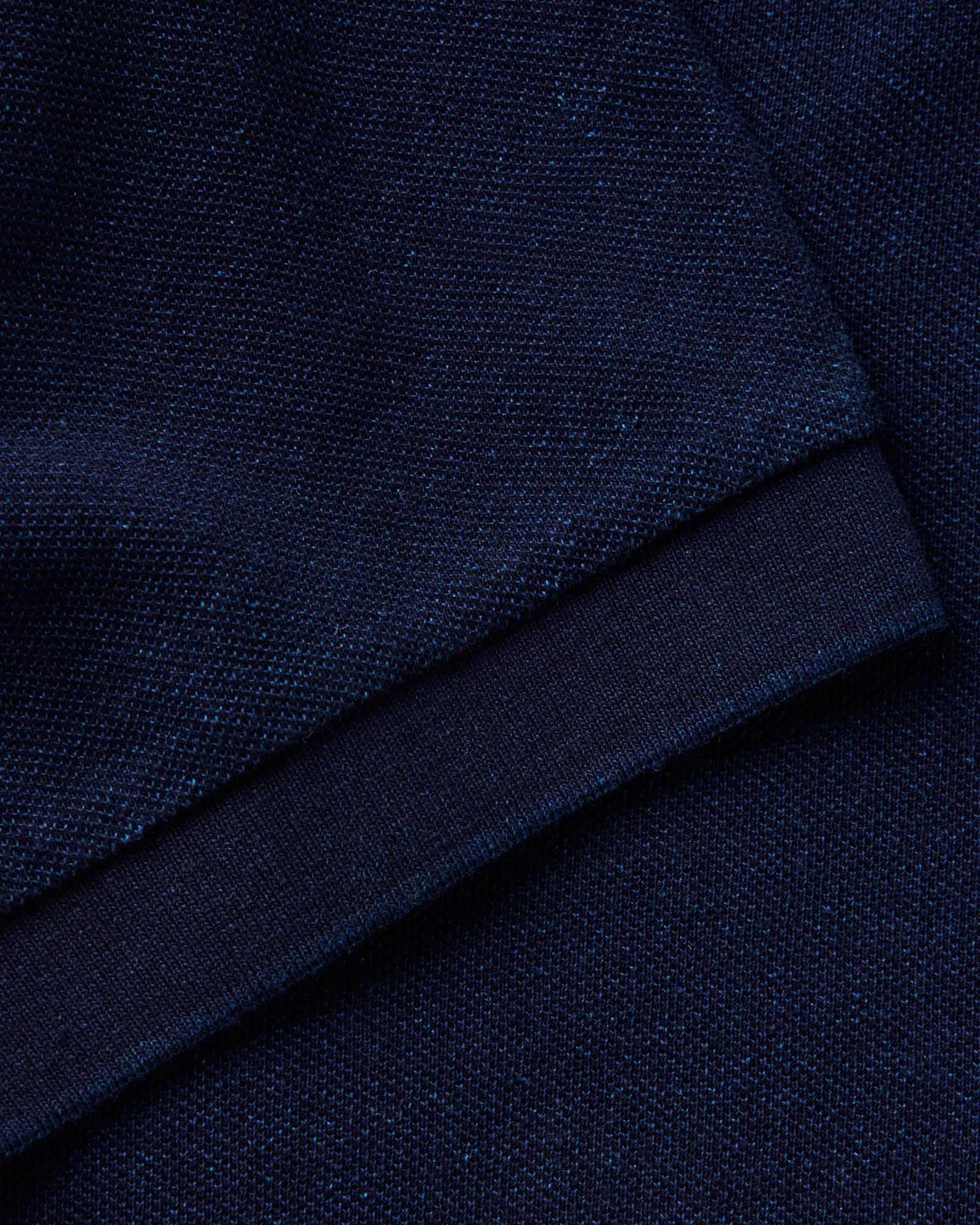 The Pacific Polo Rinsed Indigo Pique