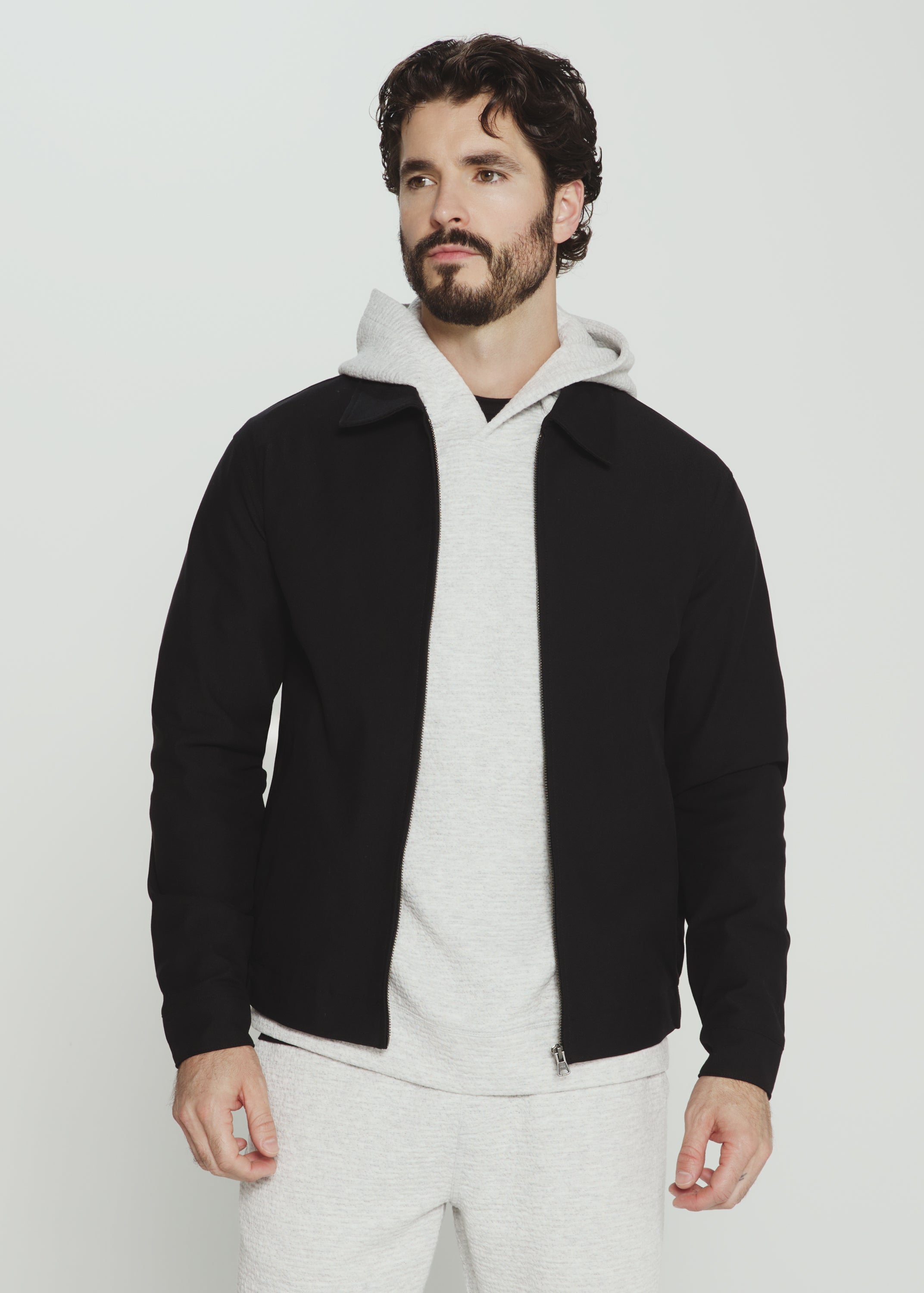 Baron Full Zip Jacket Black