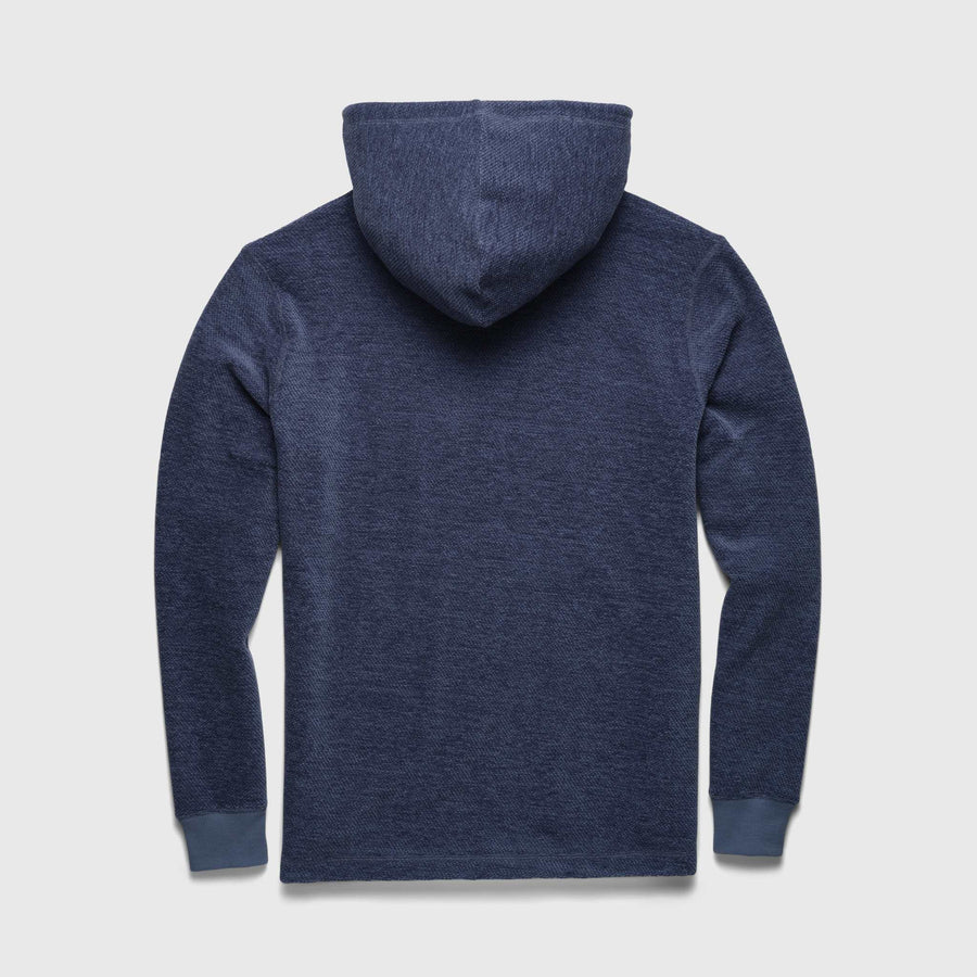 Dave Chenille Popover Hoodie China Blue