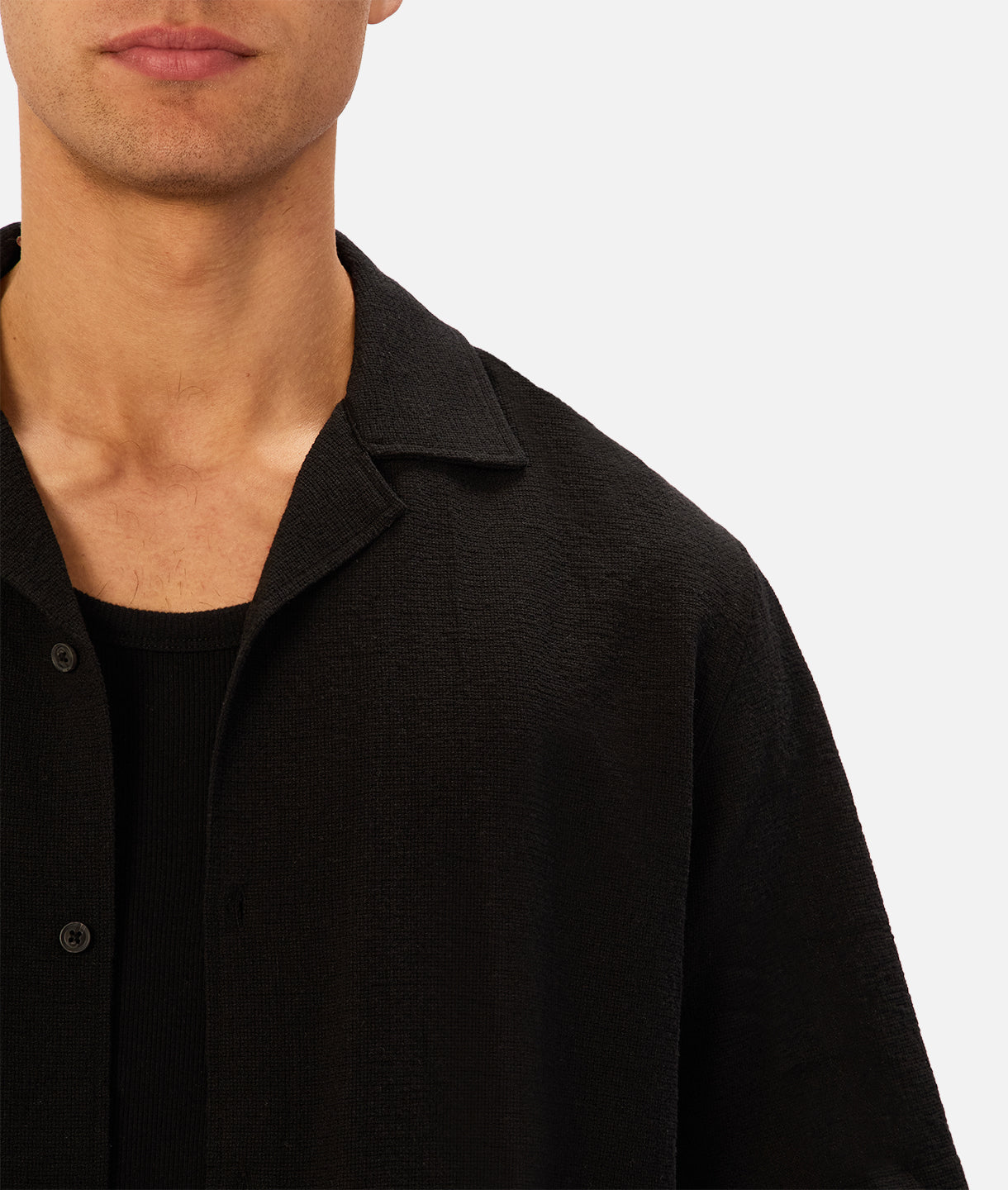 The Marbella Short Sleeve Shirt Black