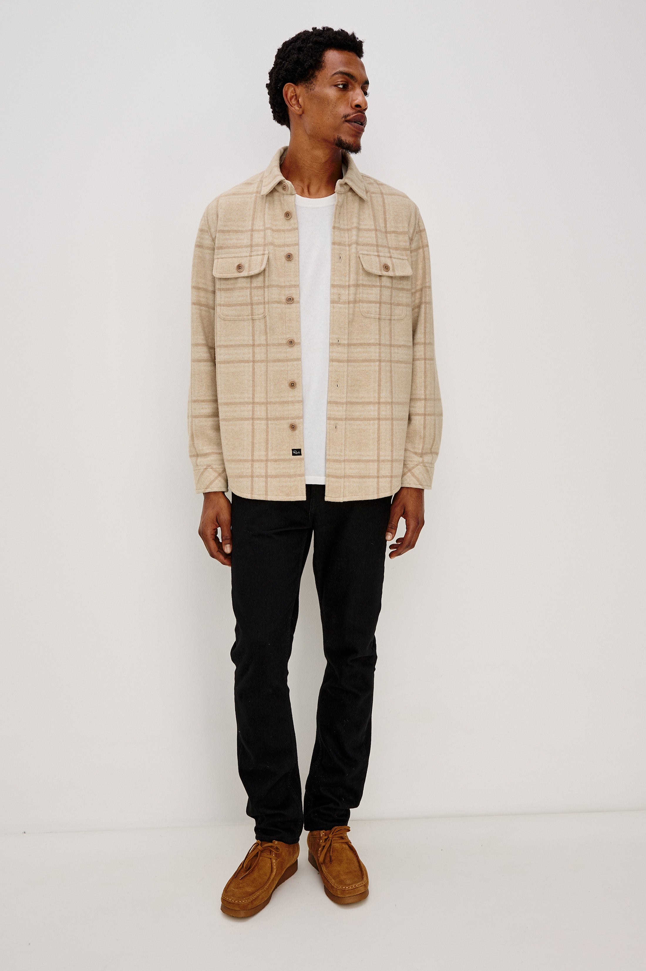 Alder Shirt Jacket Harvest Wheat