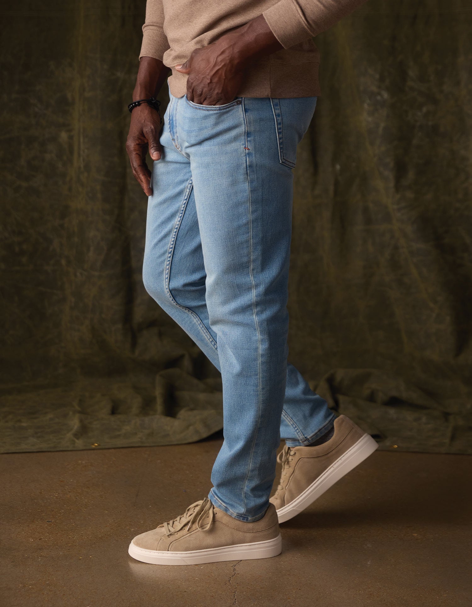 Comfort Terry Jean Medium Wash