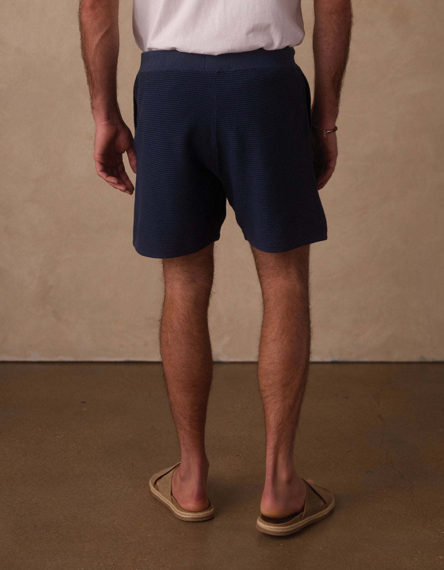 Robles Birdseye Knit Short Denim/Dark Navy