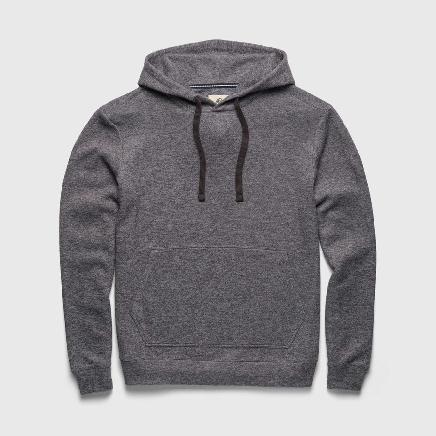 Justin Cashmist Fleece Popover Hoodie Charcoal Heather