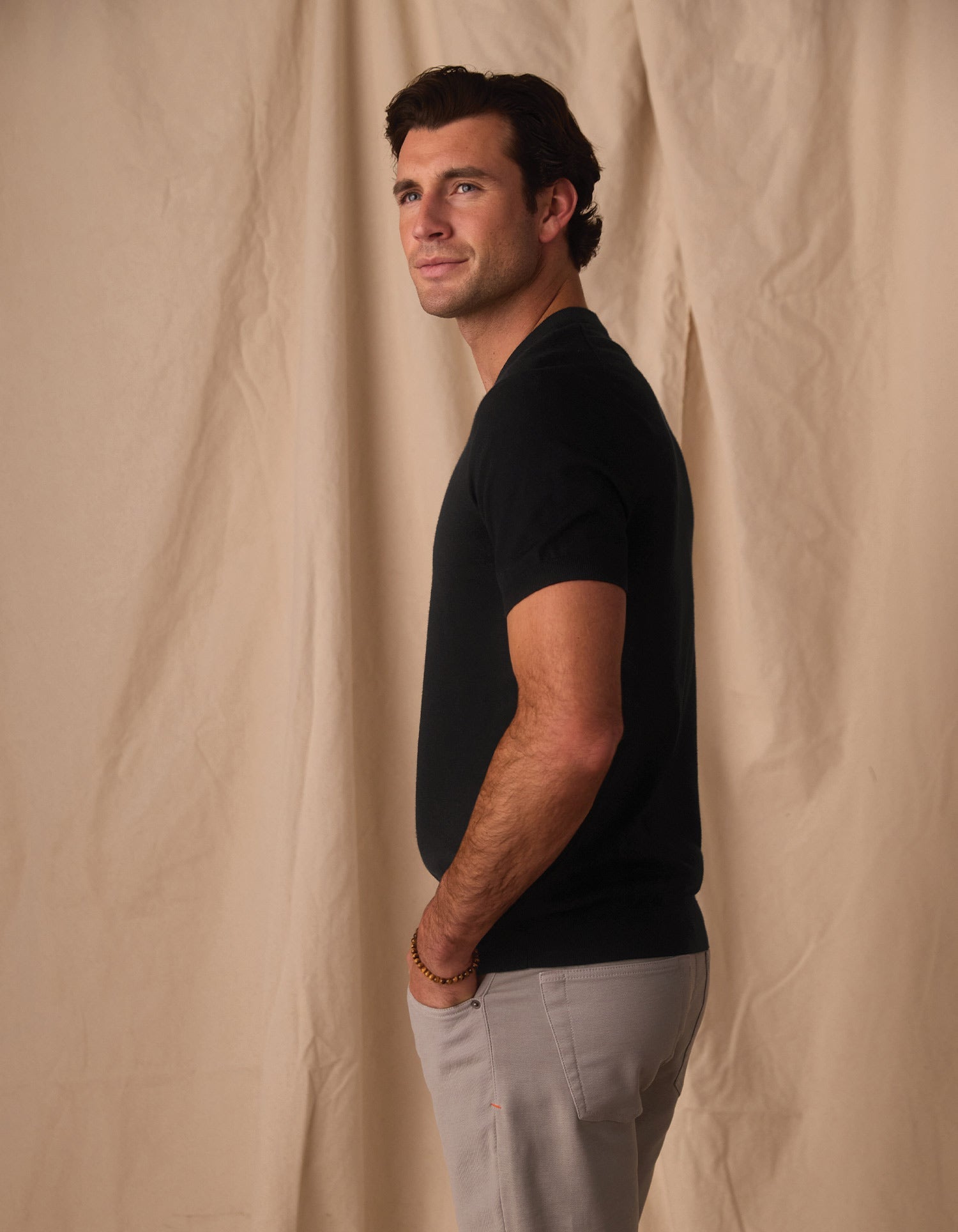 Taylor Sweater Tee Black