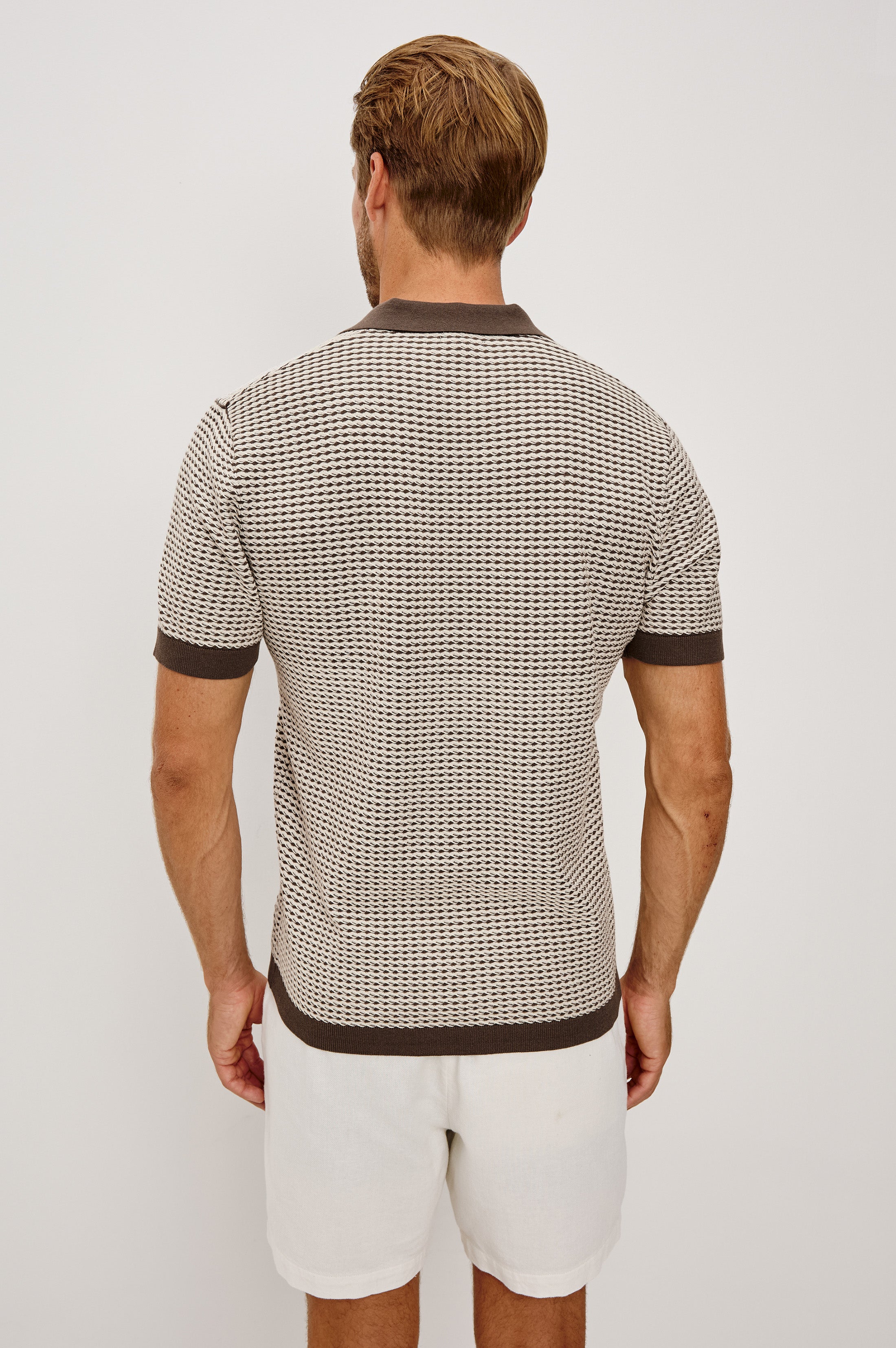 Hayden Polo Olive Oat Ripple