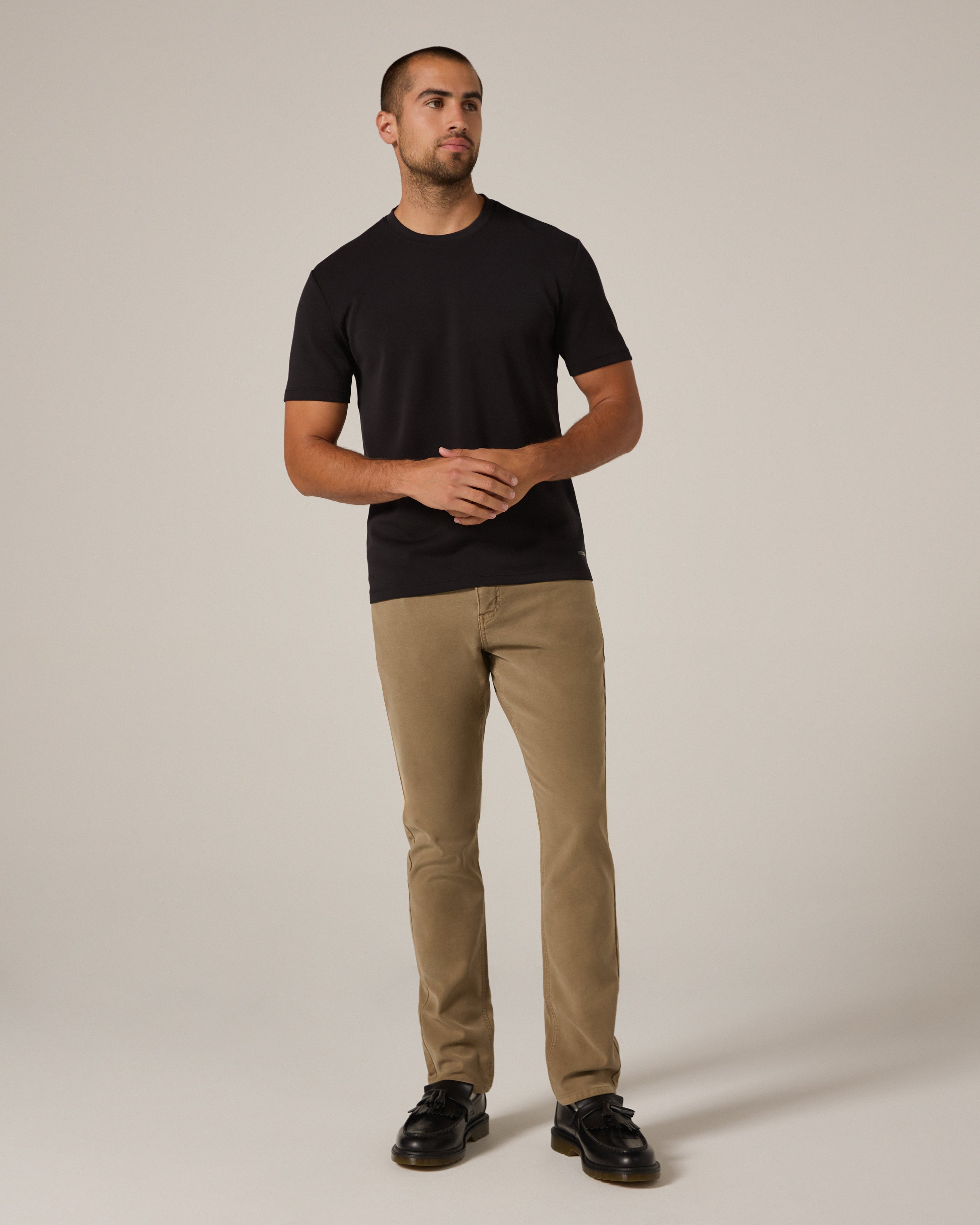 Rev Short Sleeve Modal Tee Black