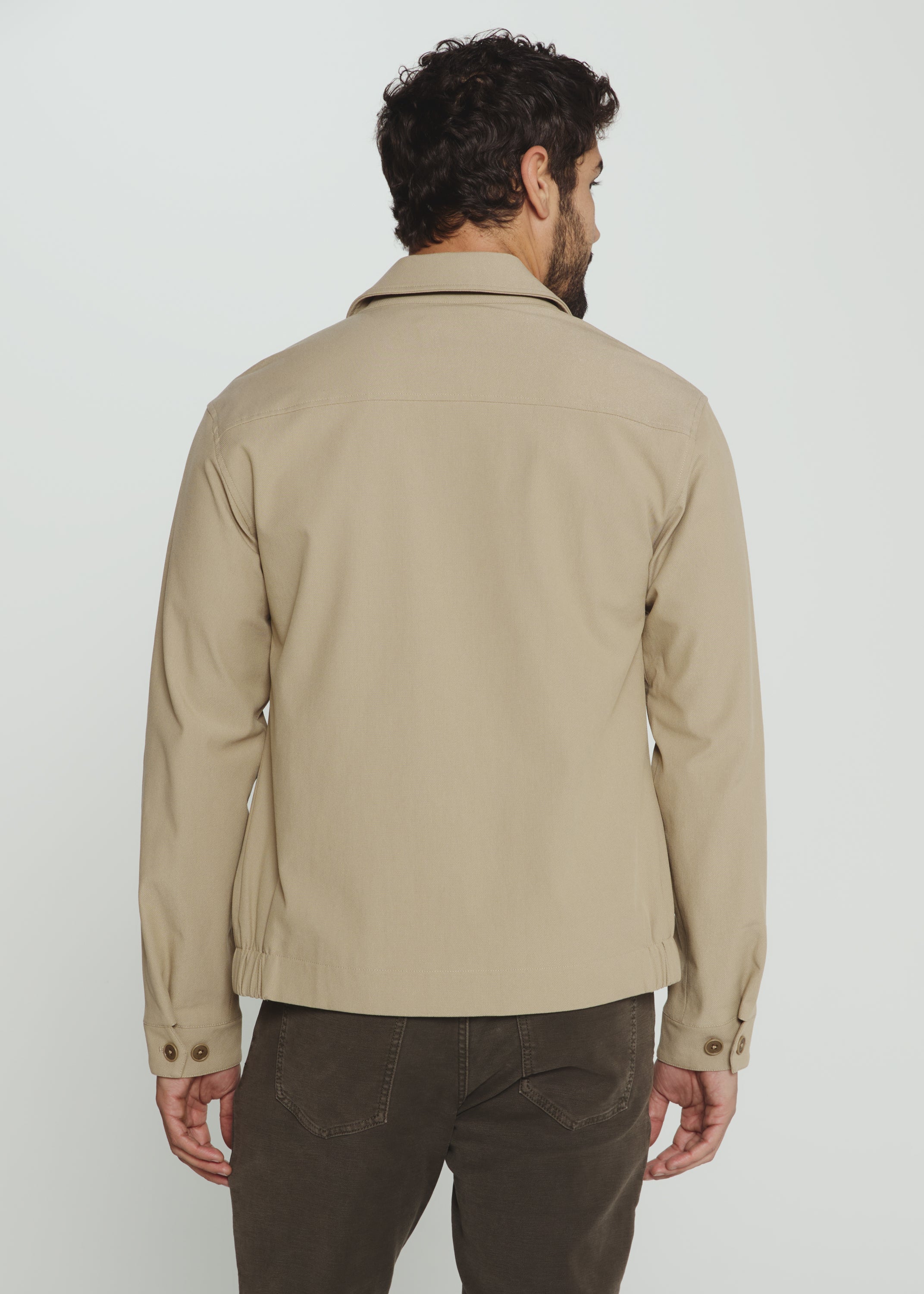 Baron Full Zip Jacket Khaki