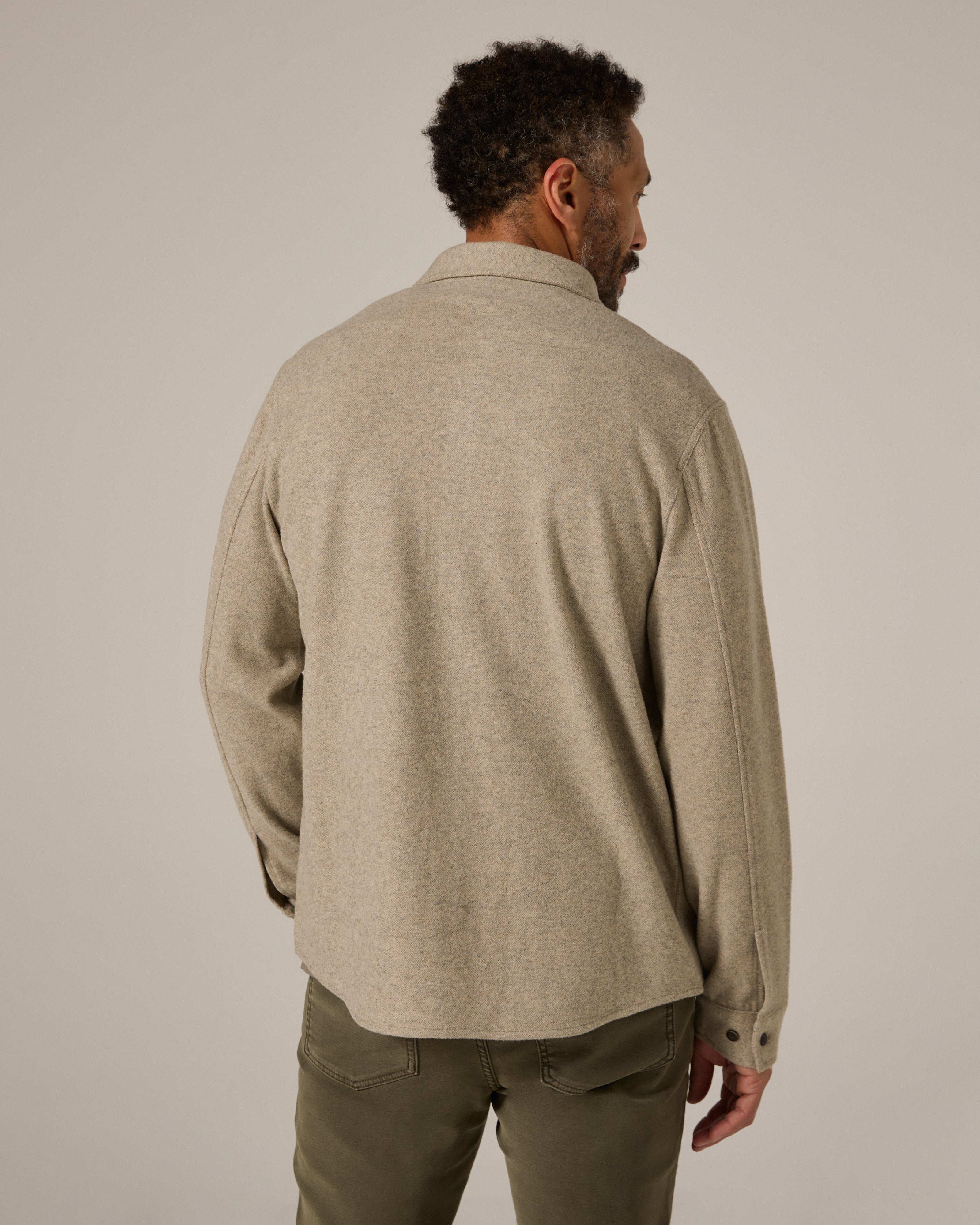 Generation Long Sleeve Marled Shirt Clay