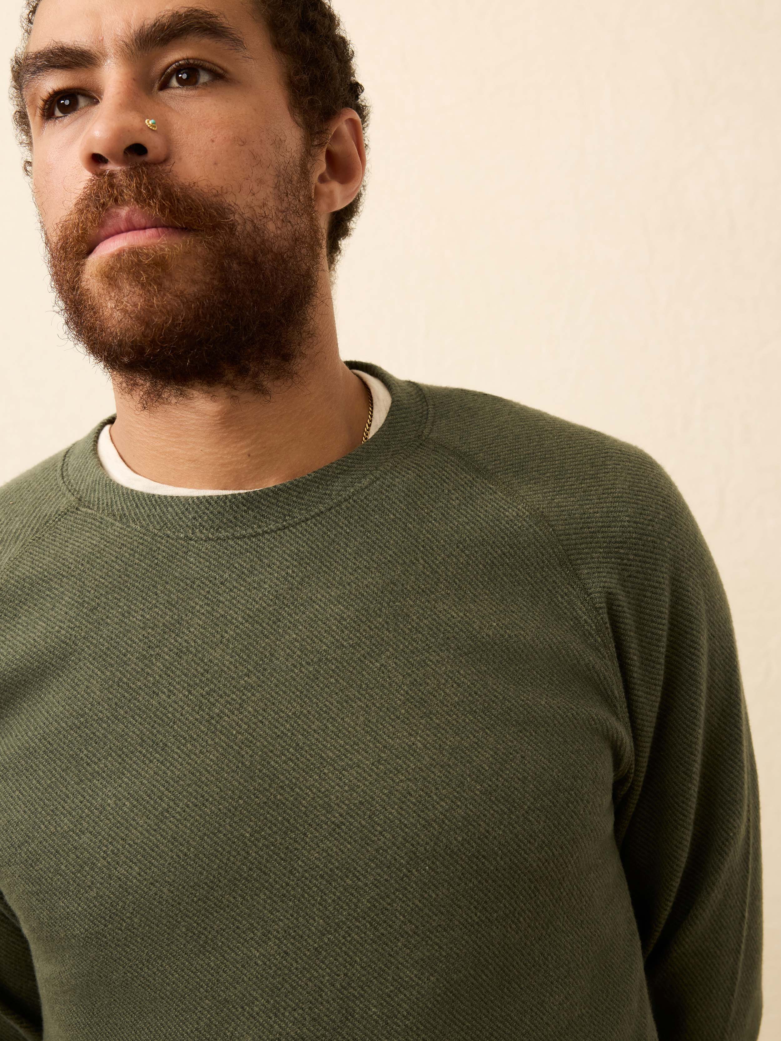 Legend Sweater Crew II Evergreen Twill