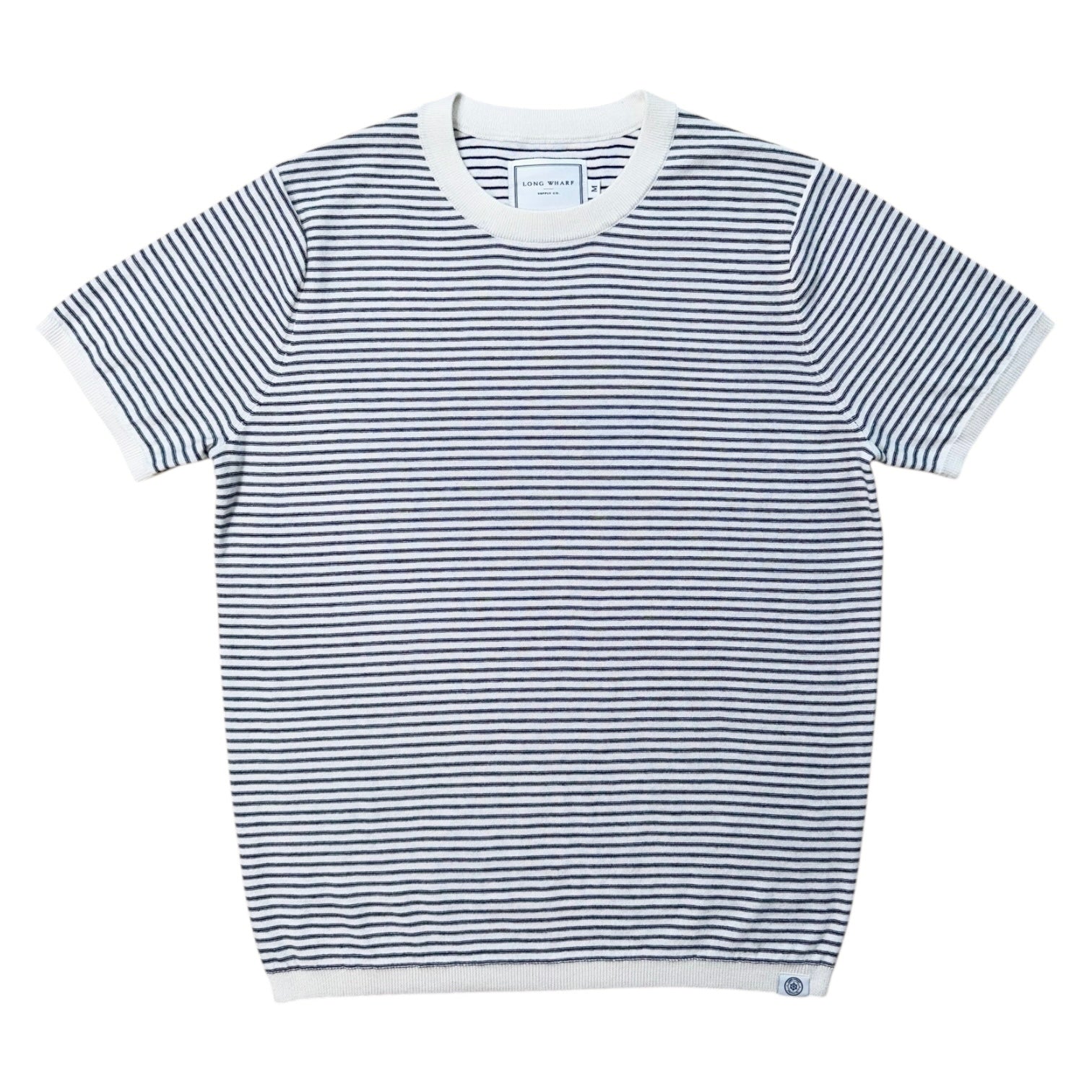 Seawell Beach Stripe Tee Cream