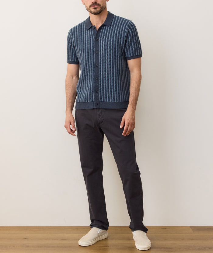 Saturday Slim Straight Twill Chino Washed Black