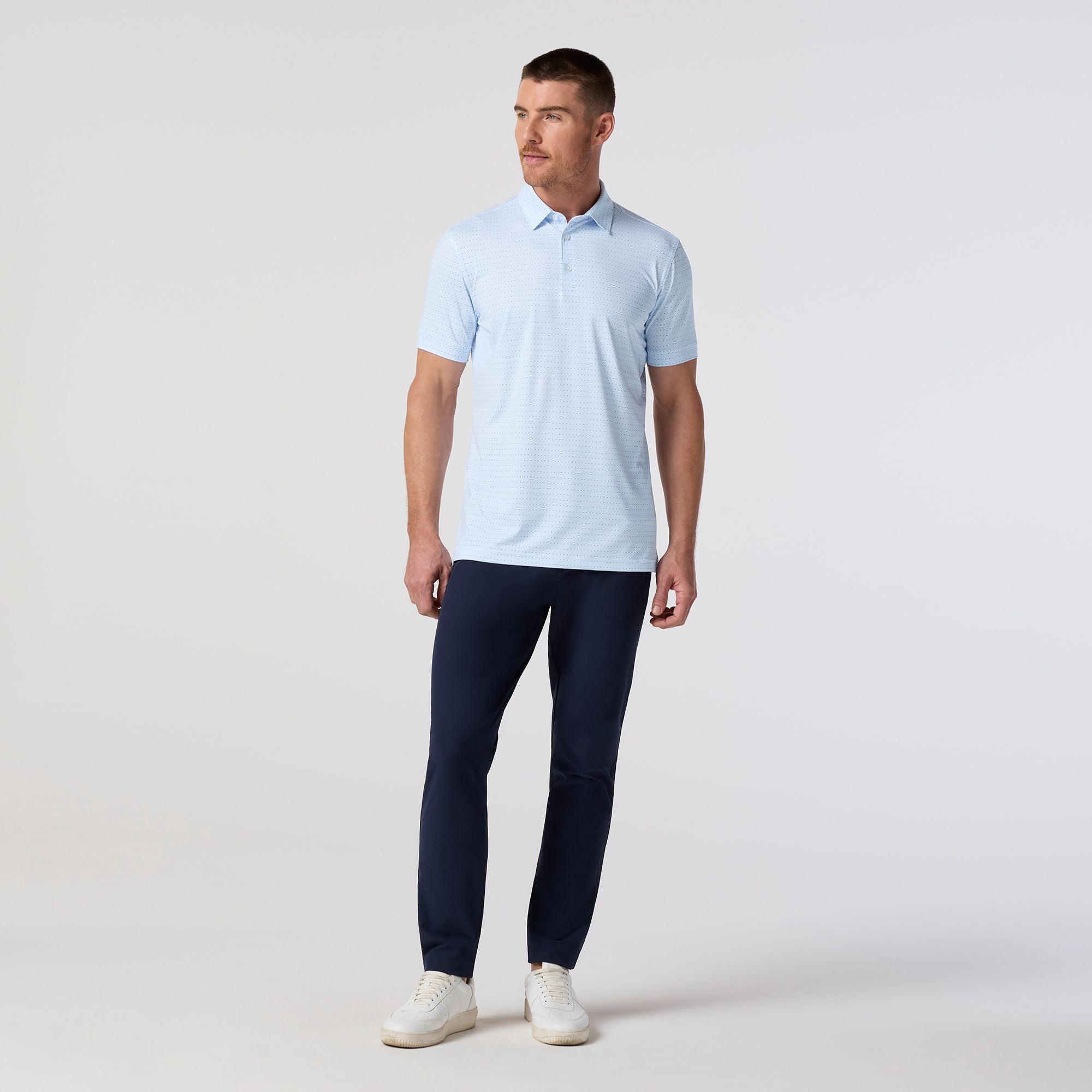 Versa Short Sleeve Polo Provence Diamond Sunburst