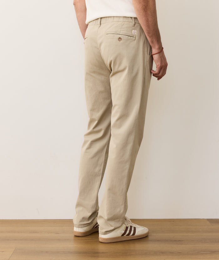 Saturday Slim Straight Twill Chino Light Khaki